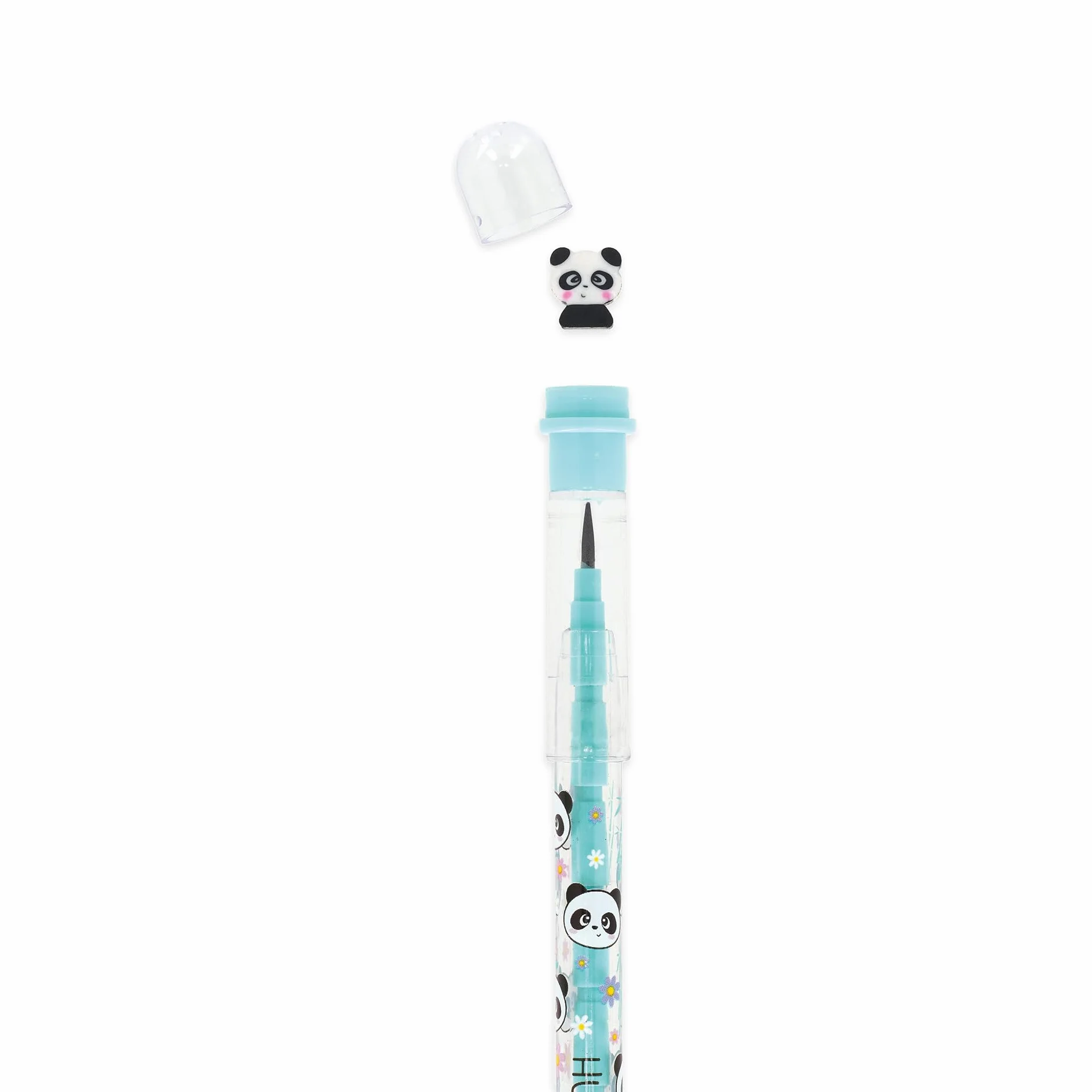 Legami Matita Impilabile con Gomma Take a Tip Panda 11 Mine 2B ABS