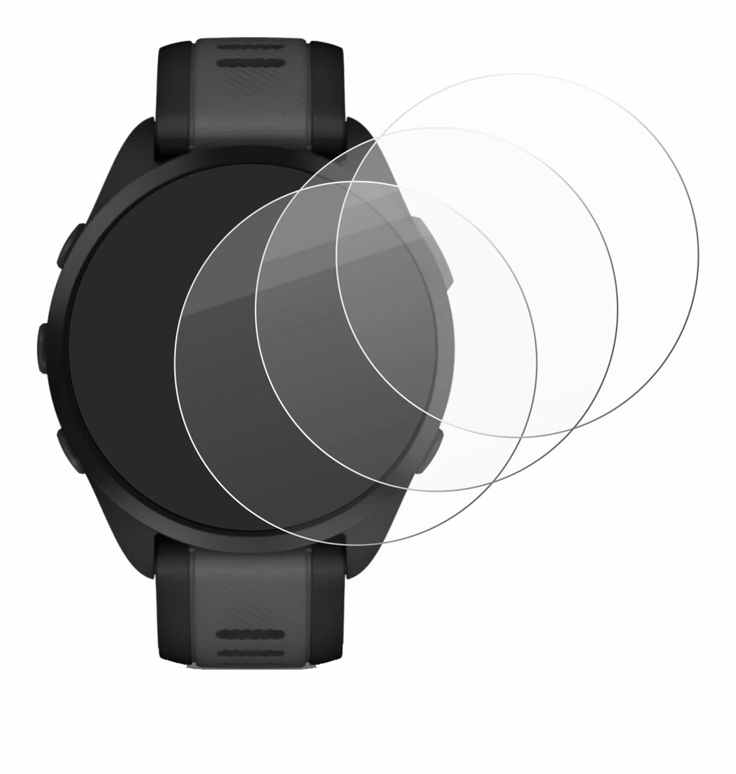 brotect Pellicola Protettiva Vetro Garmin Forerunner 165/165 Music Durezza Estrema 9H