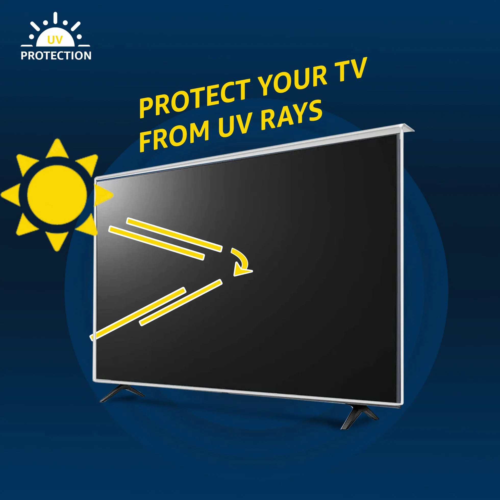 LEYF Schermo per TV 82 (32 pollici) sospeso e fisso protezione anti-danno pellicola per TV LCD LED 4K OLED QLED HDTV