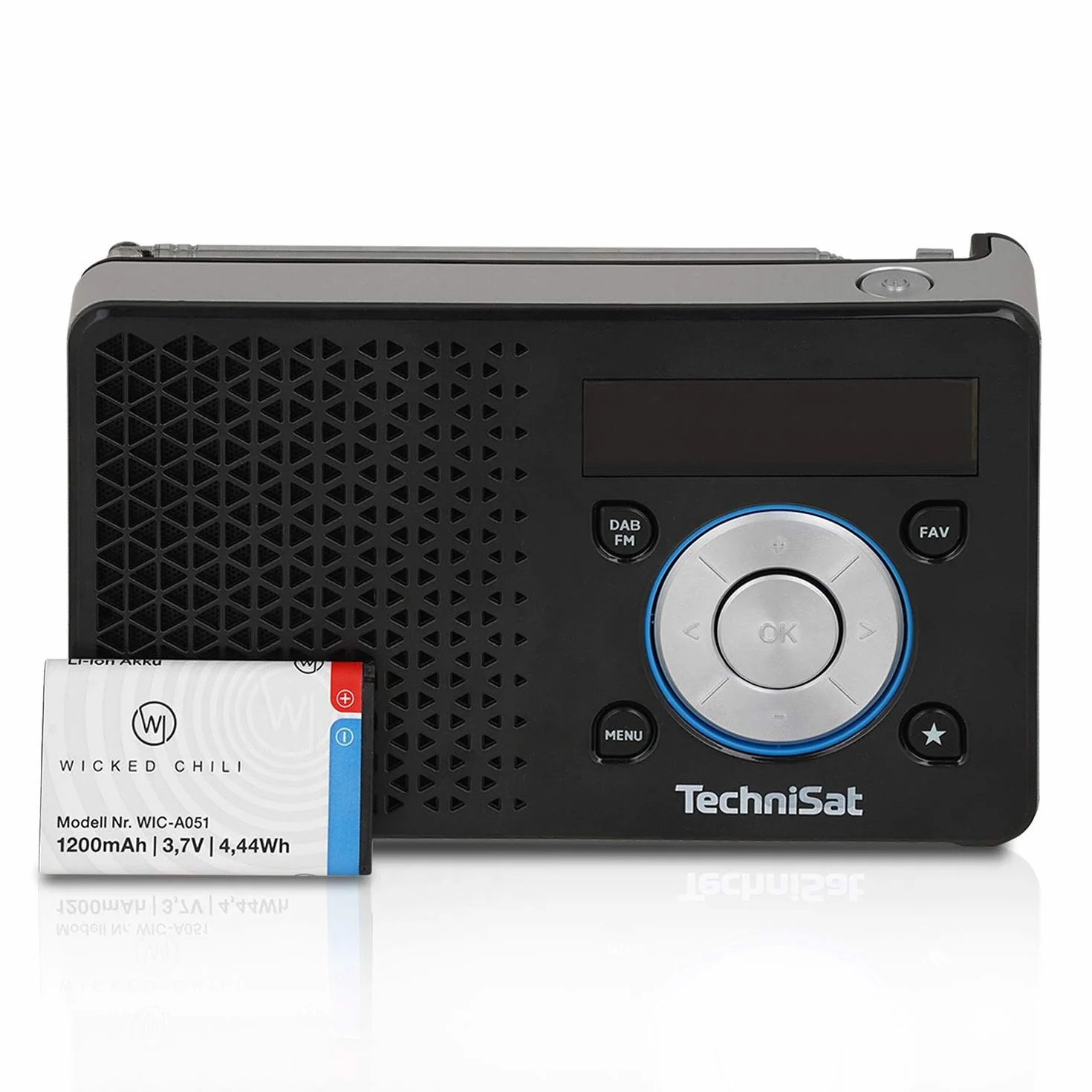 TechniSat DIGITRADIO Batteria Sostitutiva BL-5C 1200mAh Compatibile 2, 2S, 1, 1S, Viola 3, Transita 200, 100, RDR