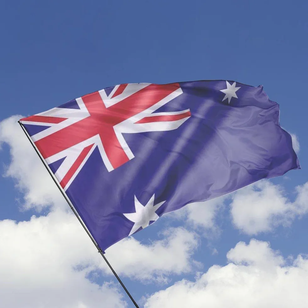 Bandiera Australia 90x150 cm Poliestere doppia piega perimetrale asola