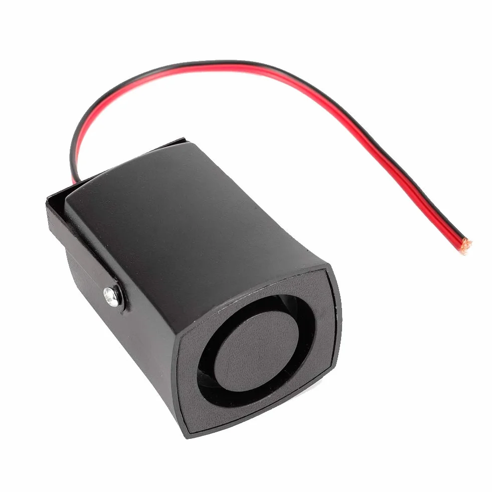 Buzzer Reverse Universal 12V 115db Allarme retromarcia per auto Back Up Horn Beeper Black