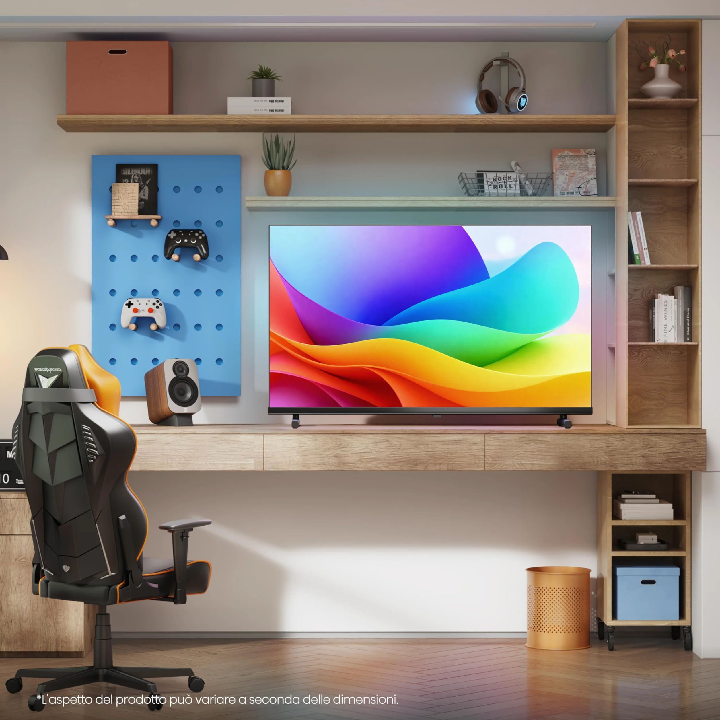 Hisense Smart TV QLED 40" FHD 40E5ST, 60Hz, Dolby Atmos, VIDAA OS, HDR10, Game Mode, Works with Alexa, Wi-Fi