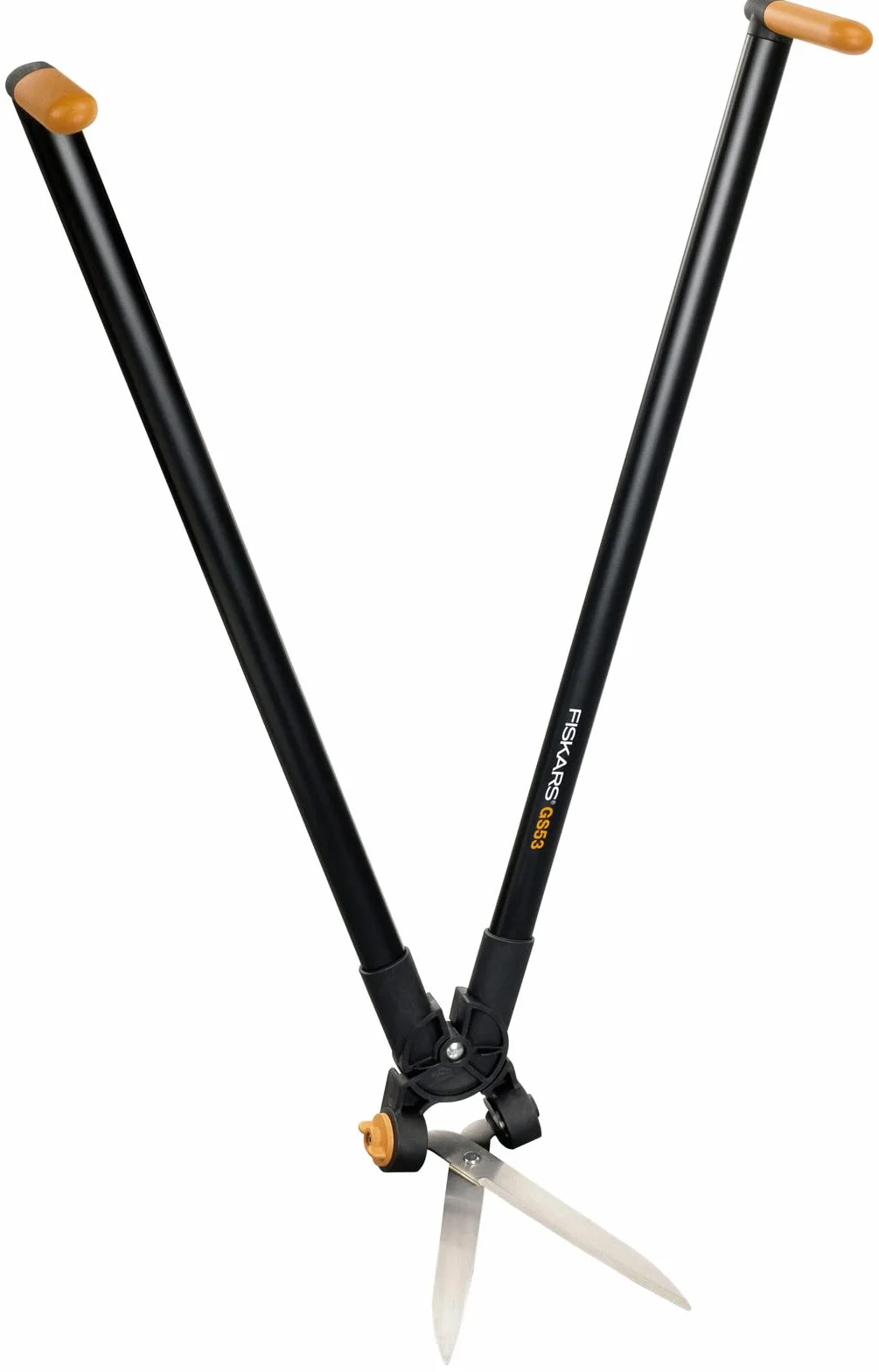 Fiskars Cesoie per erba e siepi PowerLever GS53 2,5 m Nero Arancione