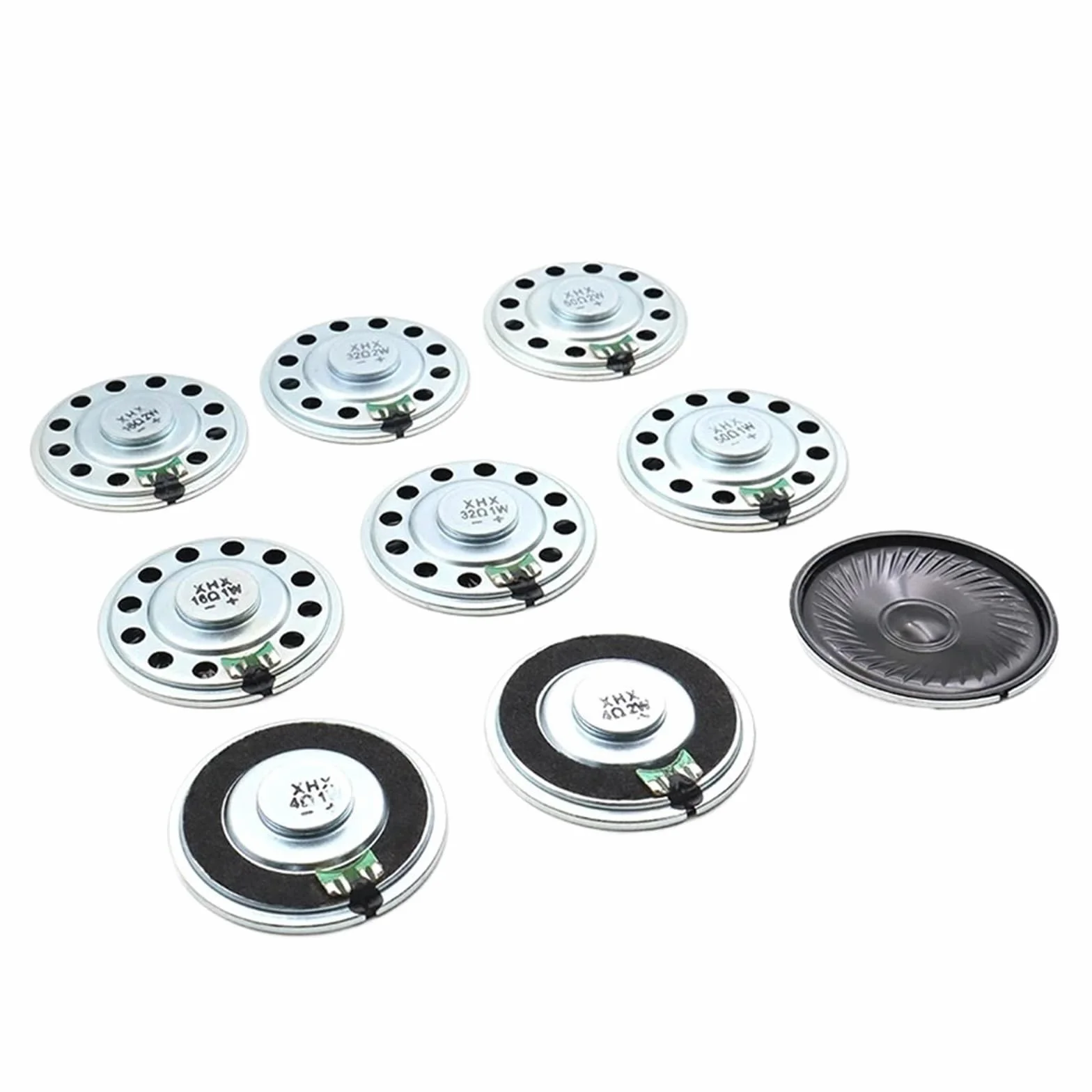 Altoparlante 50 mm 4/16/32/50 Ohm 1W 2W tromba ultrasottile rotondo per audio fai da te elettronico