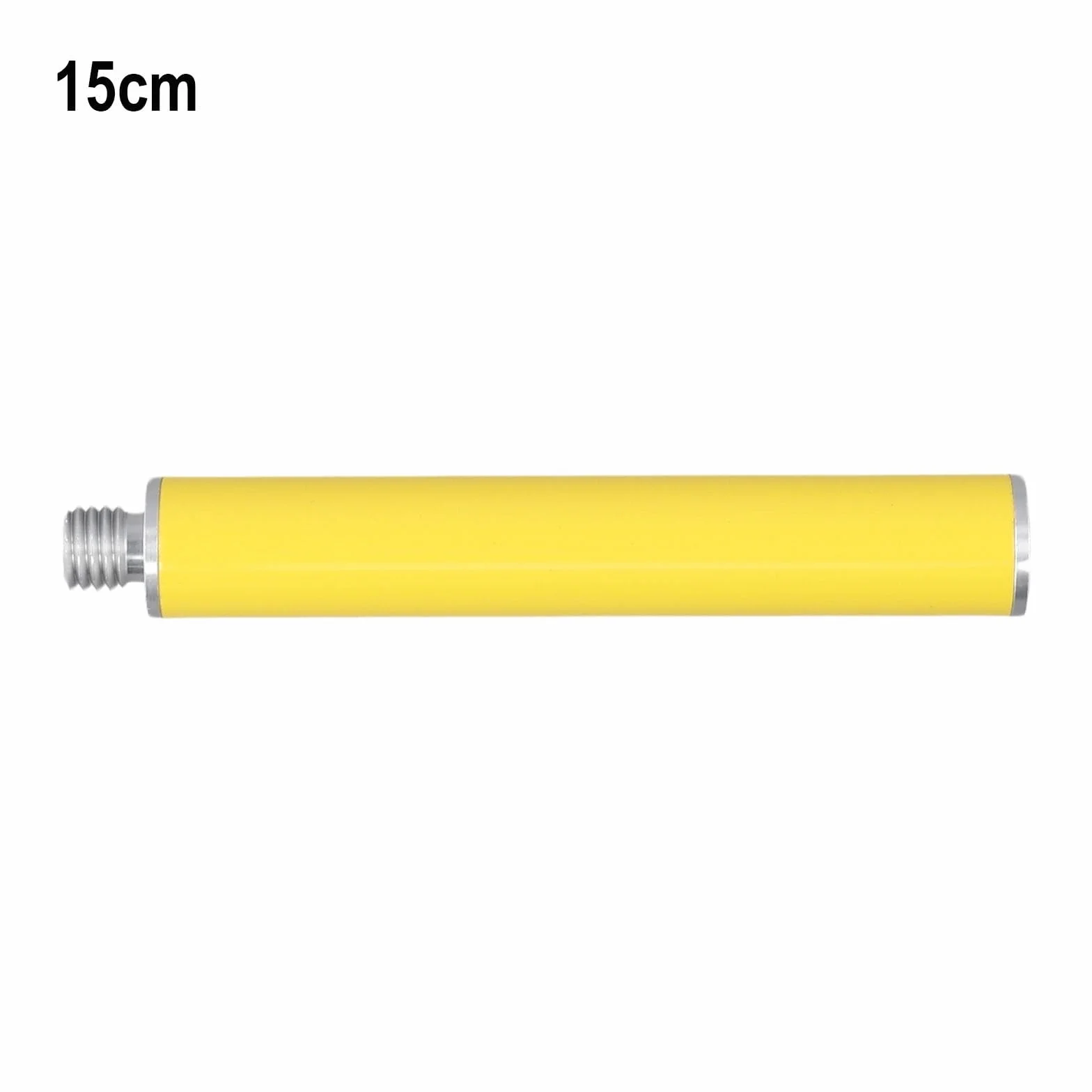 Estensione per palo GPS 25 mm antenna GNSS filettatura 5/8 asta lega alluminio sezione gialla 15 cm