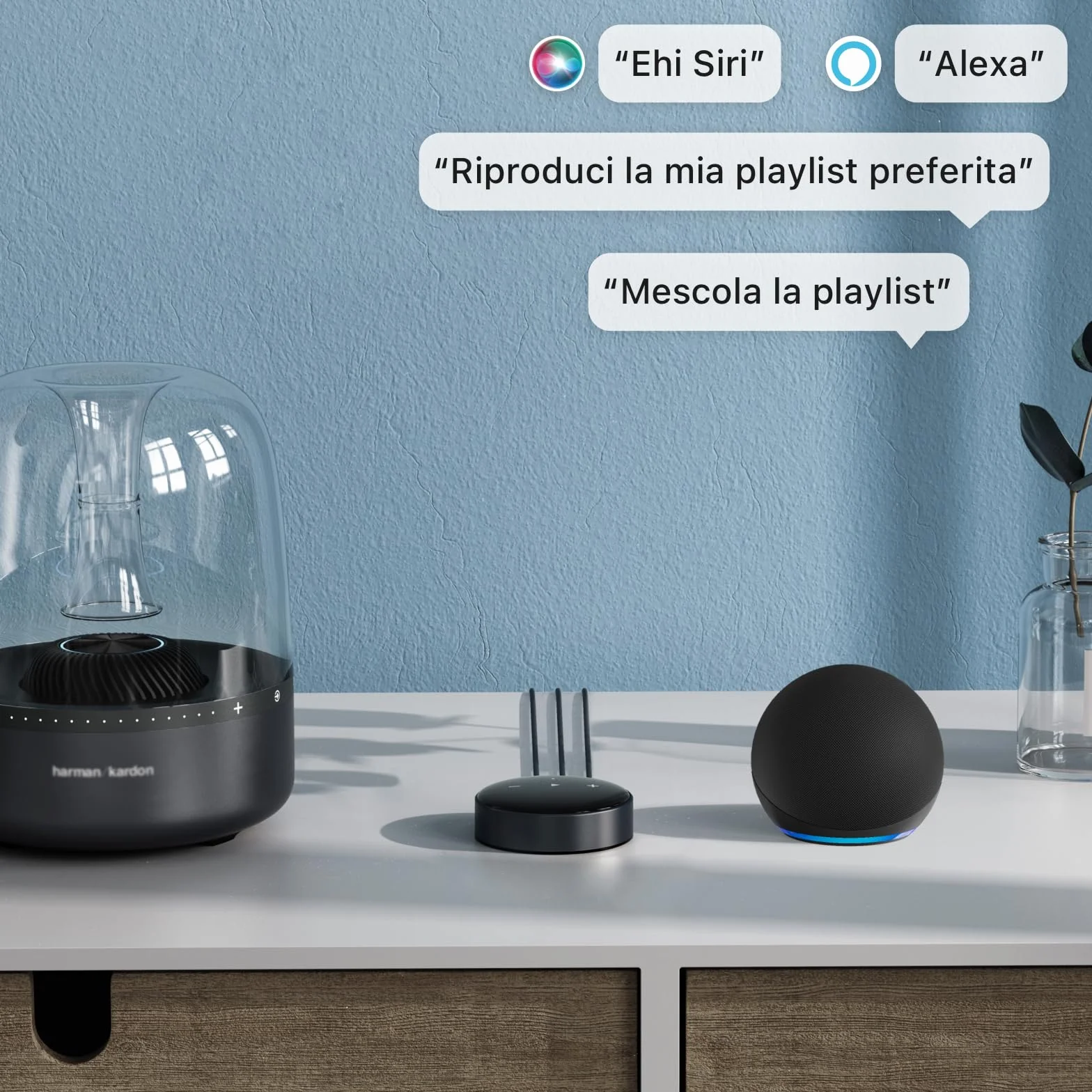 WiiM Mini Lettore audio wireless AirPlay 2 stereo multiroom preamplificatore compatibile Alexa Siri alta risoluzione
