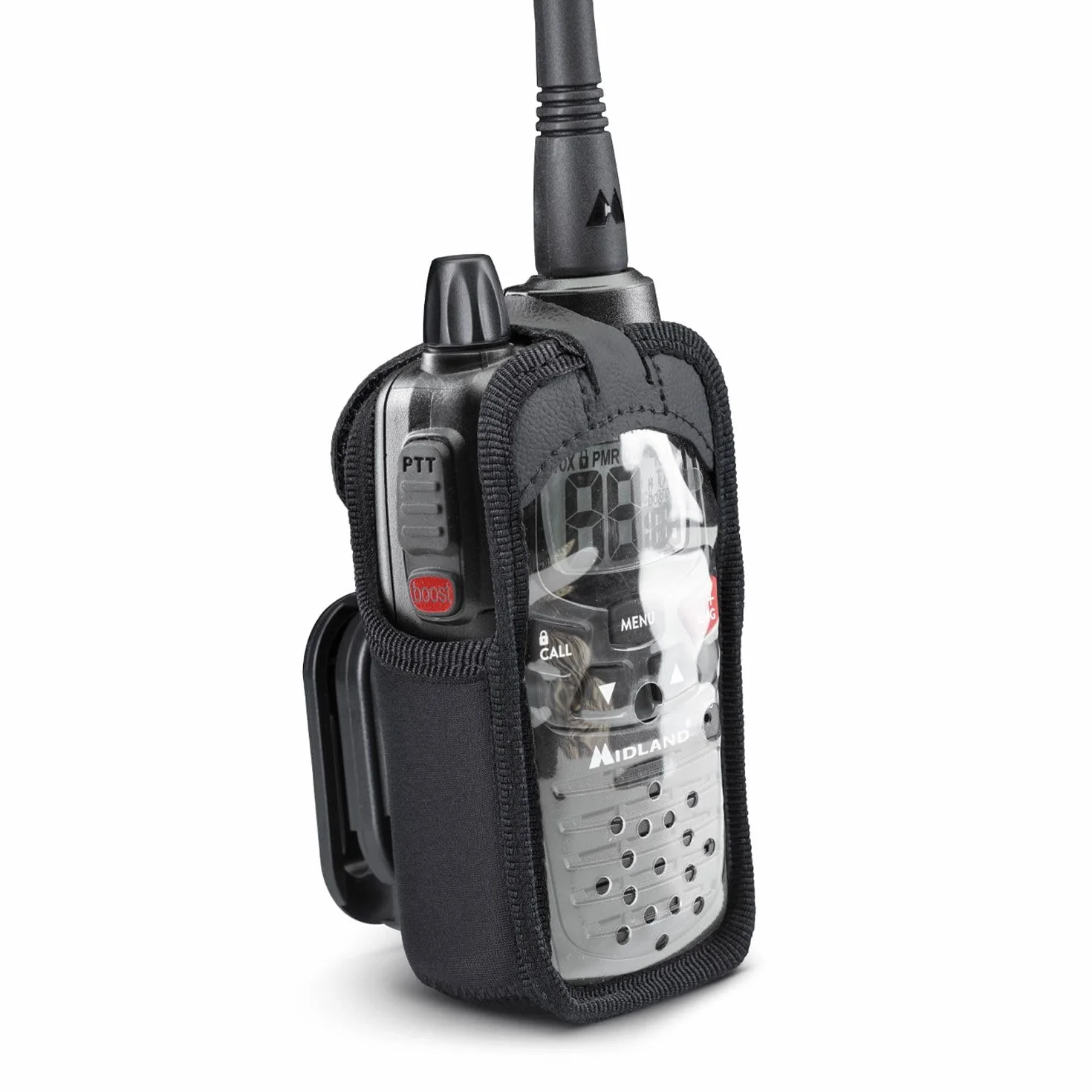 Midland Custodia Walkie Talkie G7/G9 PRO Neoprene Impermeabile Clip Cintura Trekking Outdoor