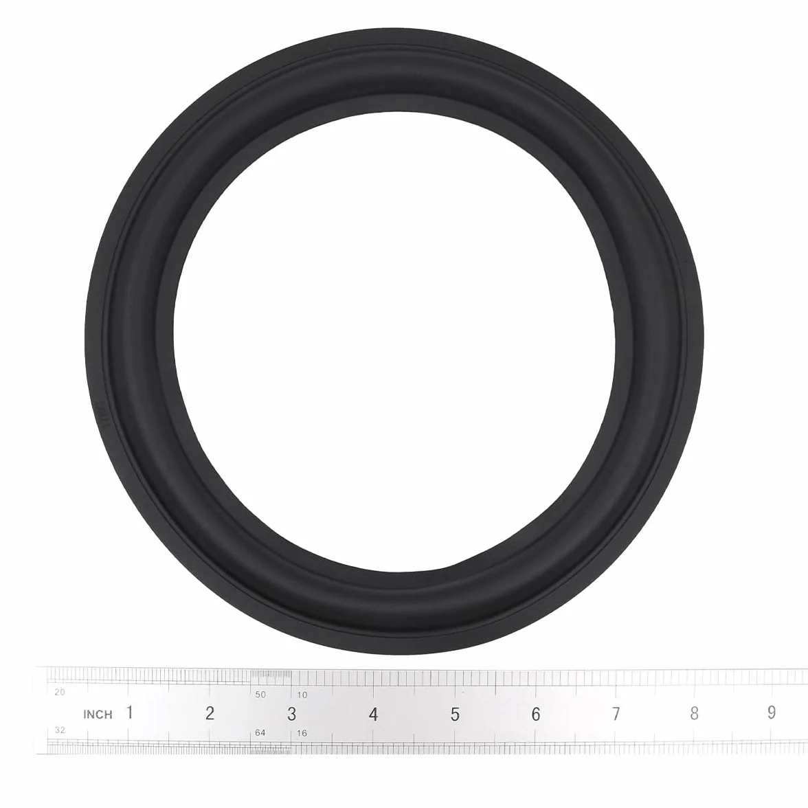 POFET 2PCS Bordo Svasato Anello in Gomma 8 Pollici Altoparlante Subwoofer Schiuma Surround per Riparazione