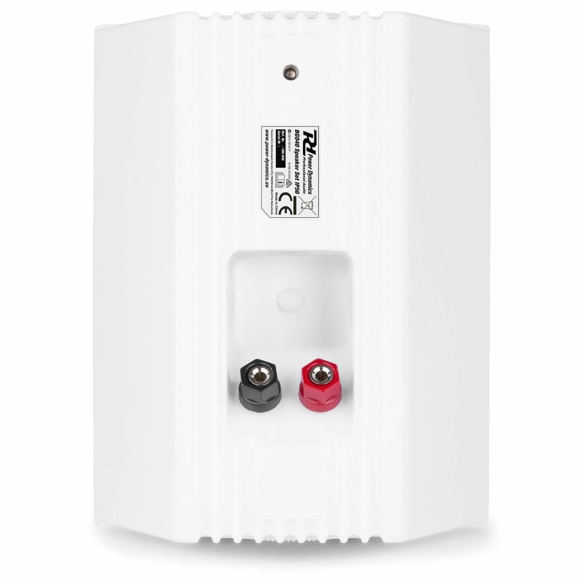 Power Dynamics BGO40 Set di Diffusori a 2 Vie, Woofer 4", Tweeter 3/4", 100 W, Bianco