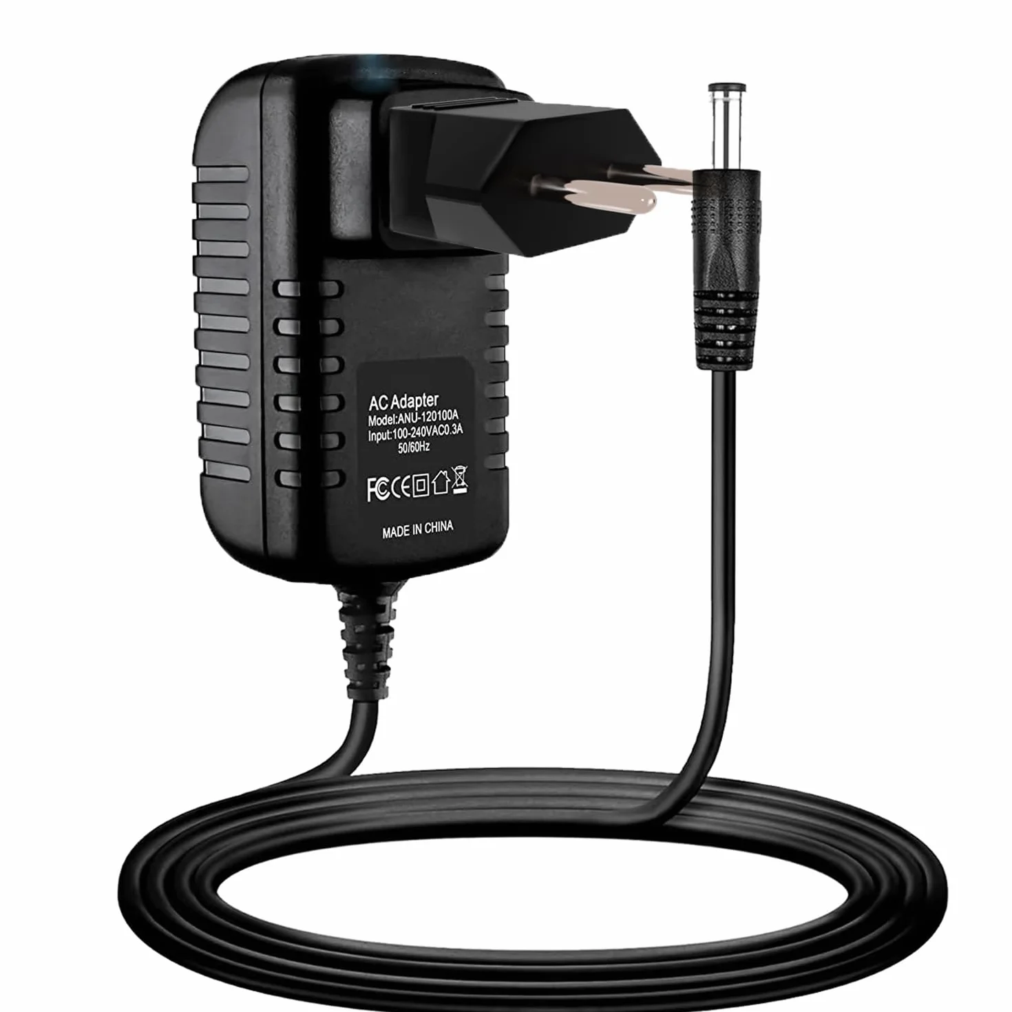 Guy-Tech Adattatore AC compatibile con ICOM IC-M94D VHF, caricatore base BC-251