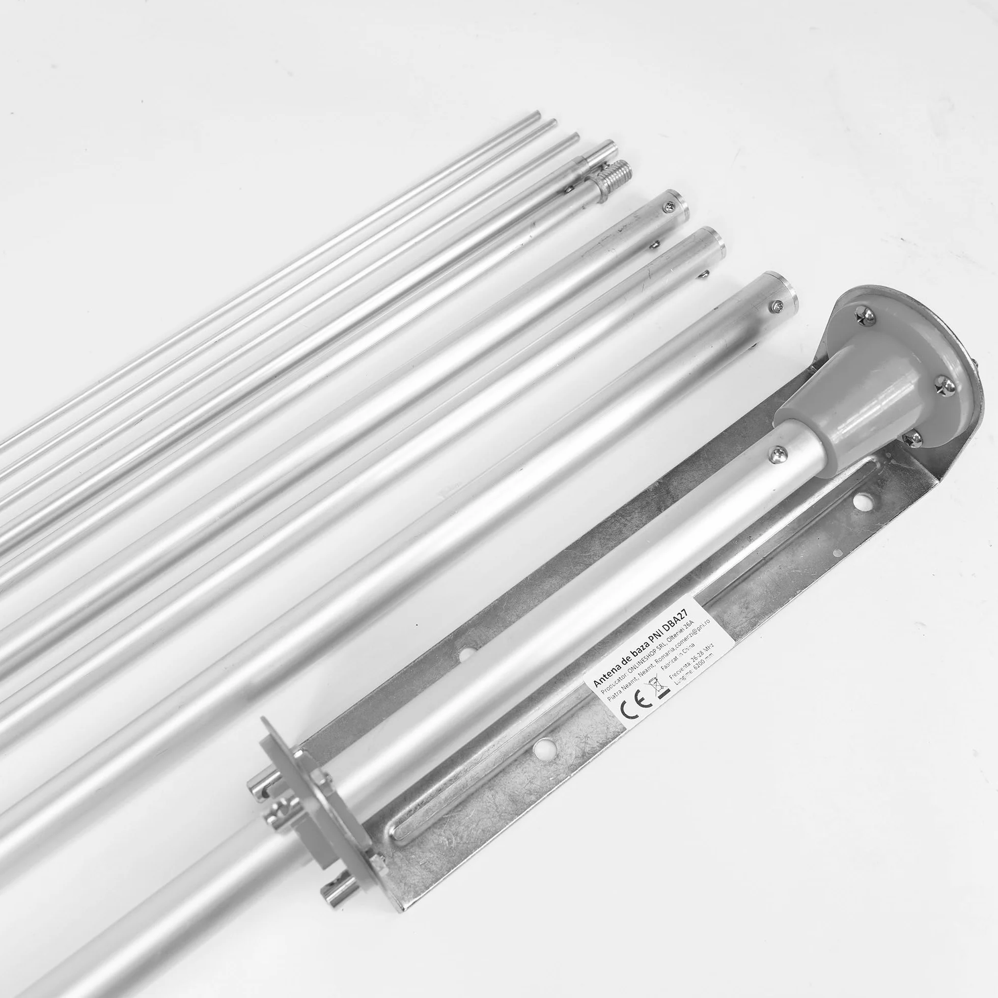 Antenna di base PNI DBA27 26-28 MHz 620 cm SO-239 5 elementi
