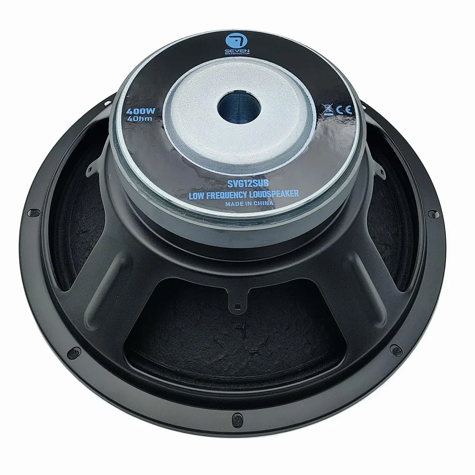 Seven Soundvector SVG12SUB/4 Subwoofer 12 pollici 4 Ohm 400W AES 800W Peak Altoparlante professionale per bassi