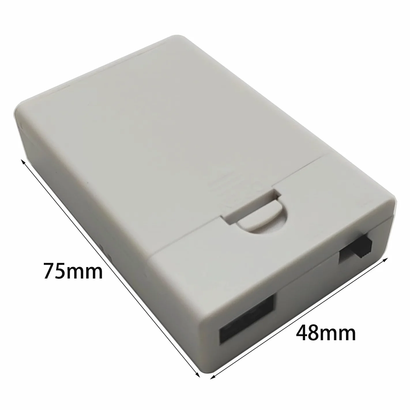 Custodia per Batterie AA 3xAA 4.5V con Interruttore On/Off e Presa USB Femmina Bianco