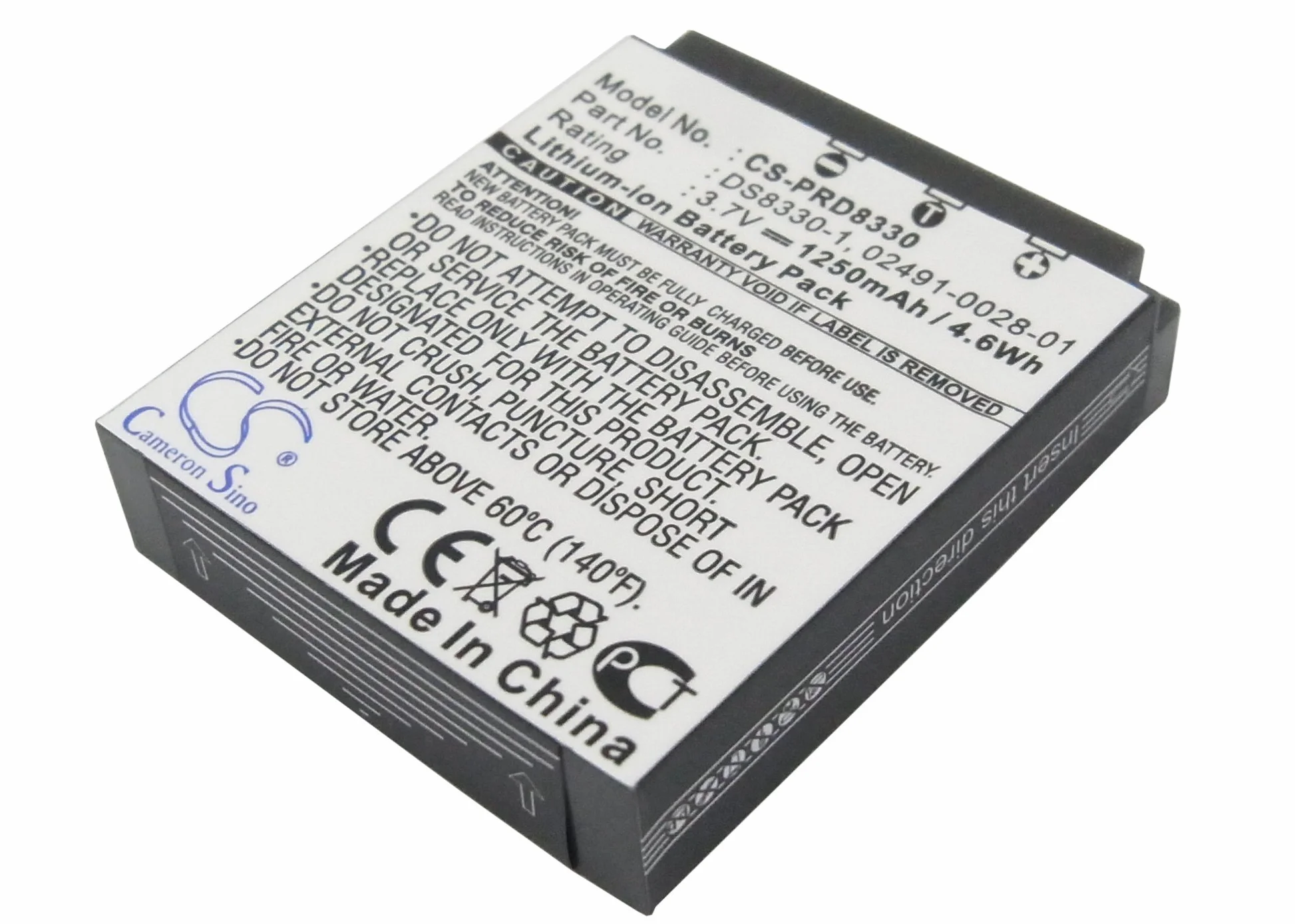 Bateria 1250mAh do Rollei Compactline 150, Prego 8330, DP8300, Acer CP-8531, Revue DC 10.1