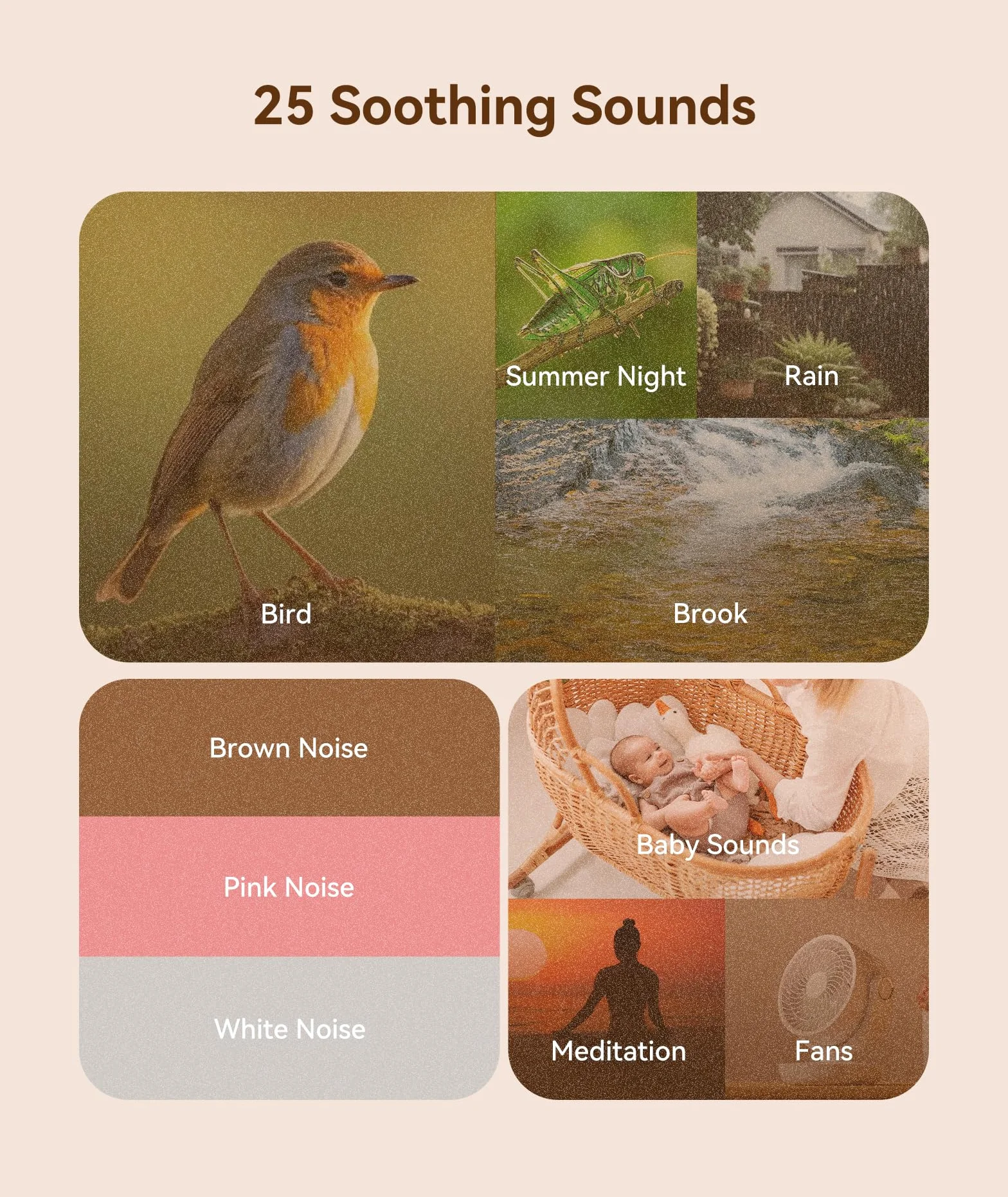 Dreamegg Radiosveglia Digitale da Comodino con Doppio Allarme, Macchina del Rumore Bianco, Radio FM, Luce Notturna, Timer 10-480 min
