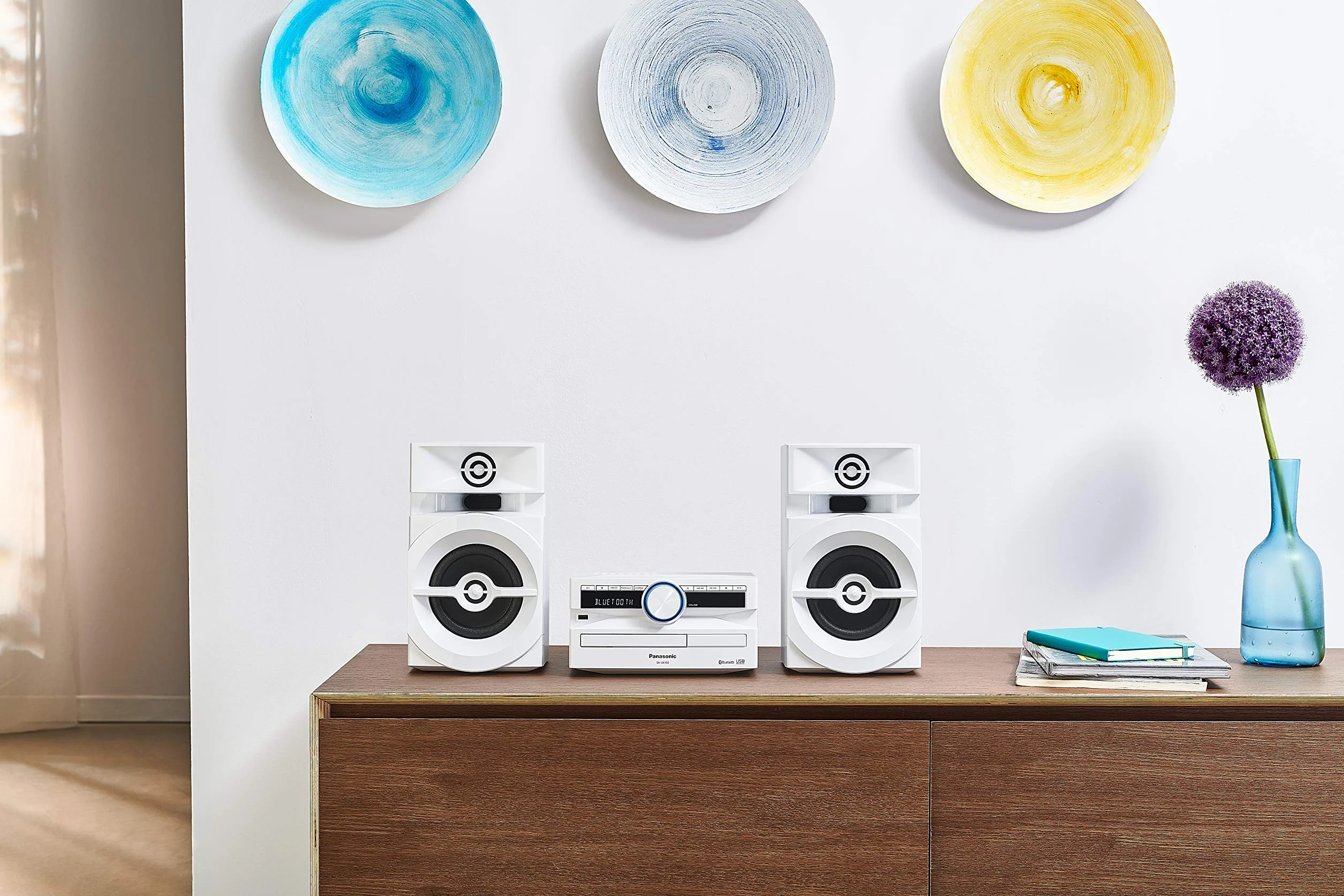 Panasonic SC-UX102E-W Mini Sistema Stereo 300 W Bluetooth USB DAB/DAB+ Bianco