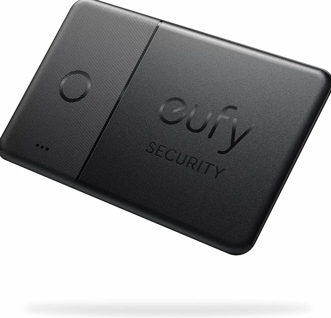 eufy Security SmartTrack Card nera resistente acqua spessore 2,4 mm durata batteria 3 anni