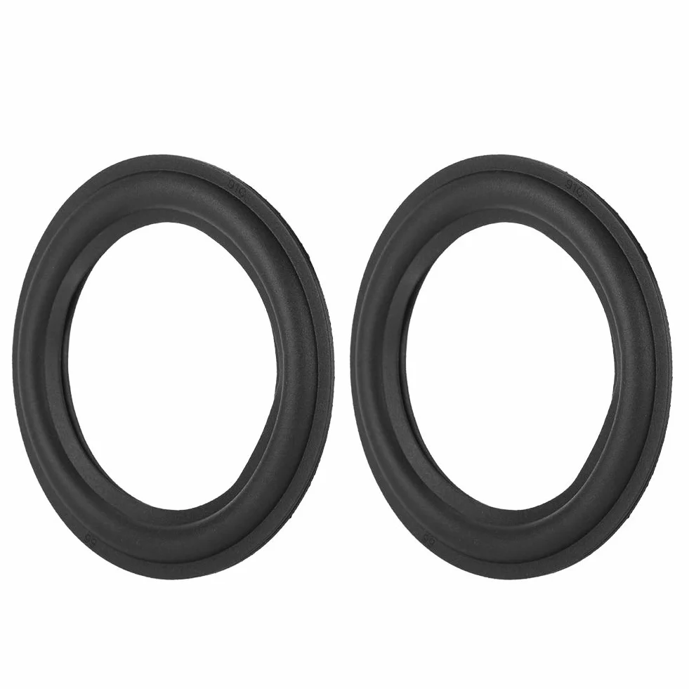 Yosoo Health Gear Bordo in Gomma per Altoparlante 4/5 Pollici Sostituzione Anelli Surround in Schiuma Parti di Riparazione