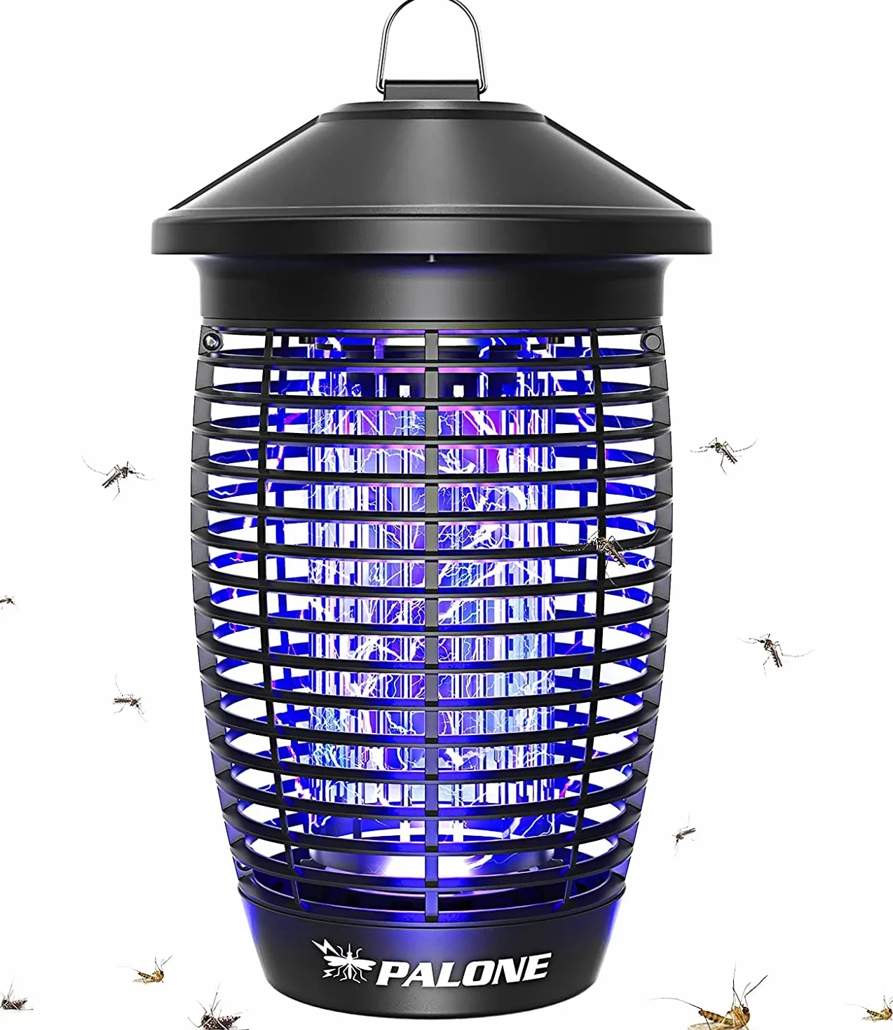 PALONE Lampada Antizanzare Elettrica, 4500V 20W UV Zanzariera Elettrica Impermeabile IPX4, per Insetticida Zanzare per Casa Giardino Interno Esterno Cucina, con 1 Spazzole Pulite