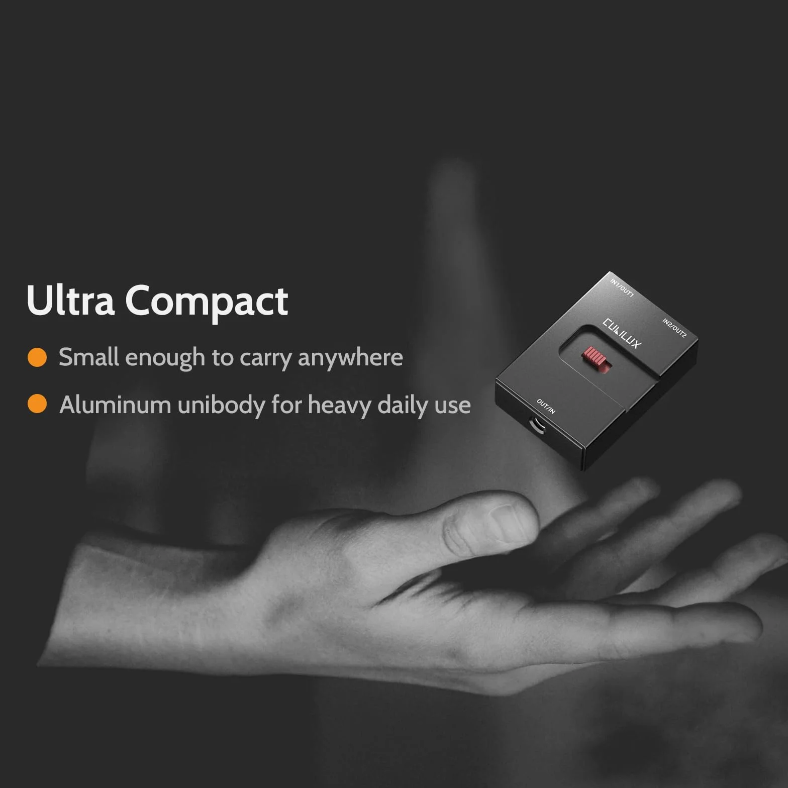 Cubilux przełącznik audio 3,5 mm TRS 2-in-1-out 1/8" A/B AUX do PC