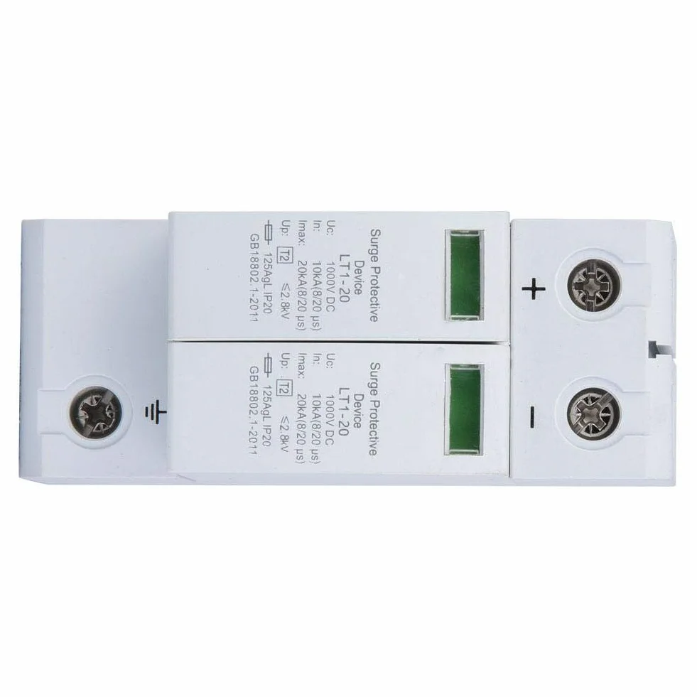Dispositivo di protezione contro le sovratensioni 2P DC 1000V ignifugo fotovoltaico 20KA