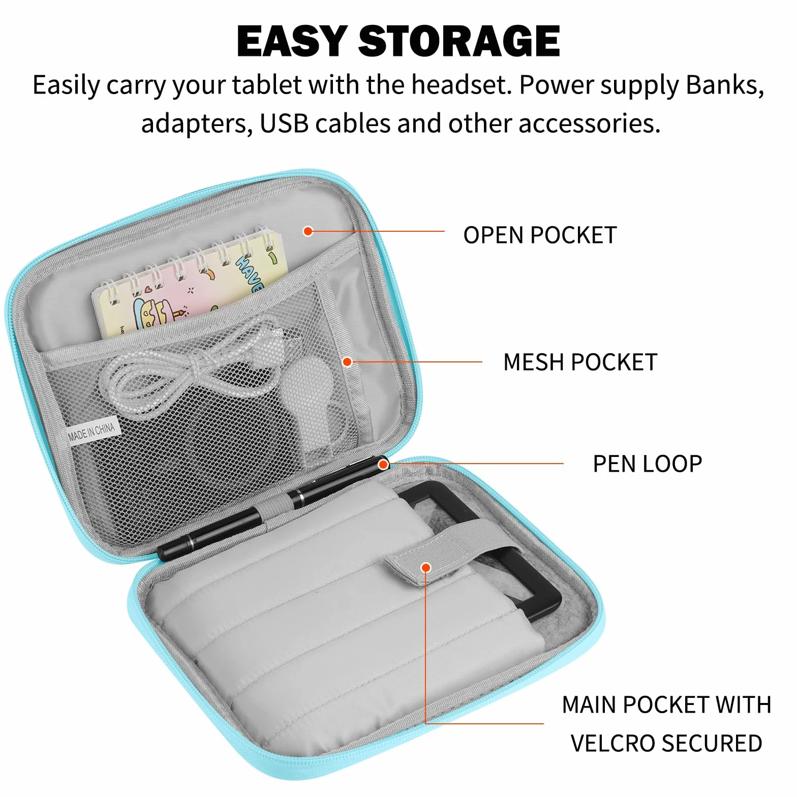 HoYiXi Protective Case for 6-6.8 inch eReaders, Compatible with Kindle Paperwhite 2025-2012, All-new Kindle, Kobo, Tolino, Anti-Drop Sleeve