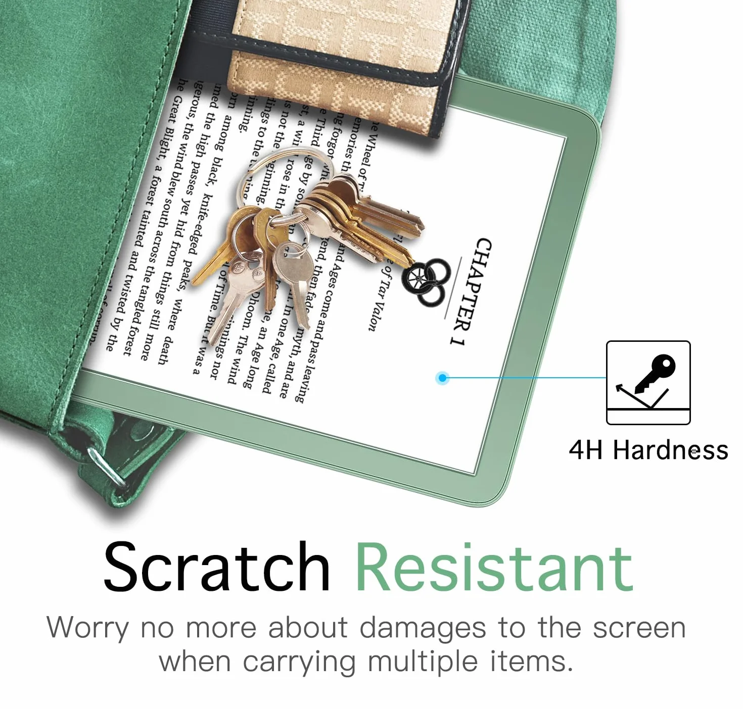 MoKo 2 Pezzi Pellicola Protettiva Anti-Riflesso per 6" All-New Kindle Basic 11th Generation 2024/2022, Premium PET Opaco Copertura Totale per Kobo Clara BW Clara Color