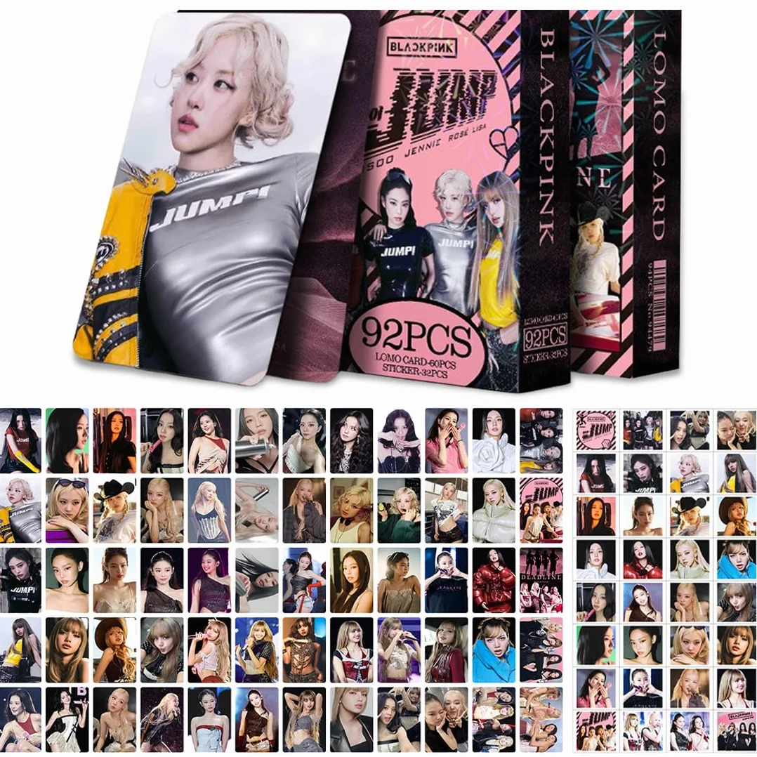 Blackpink Photocards 60 pezzi Lomo Carte 32 Adesivi JUMP Album Fan