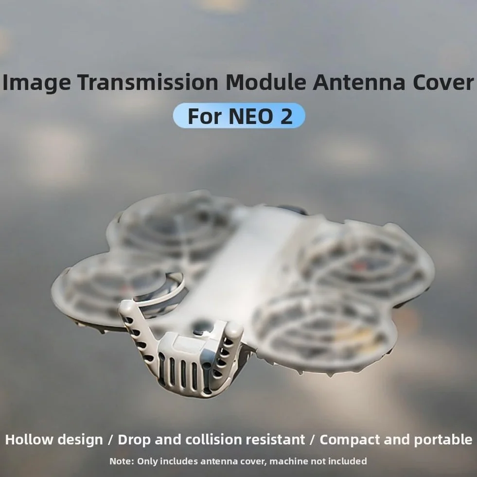 DJI NEO 2 Copertura Protettiva Antiurto PC Tail Antenna Shield Resistente alle Cadute Protezione Modulo Trasmissione Immagini Accessorio Compatto Grigio