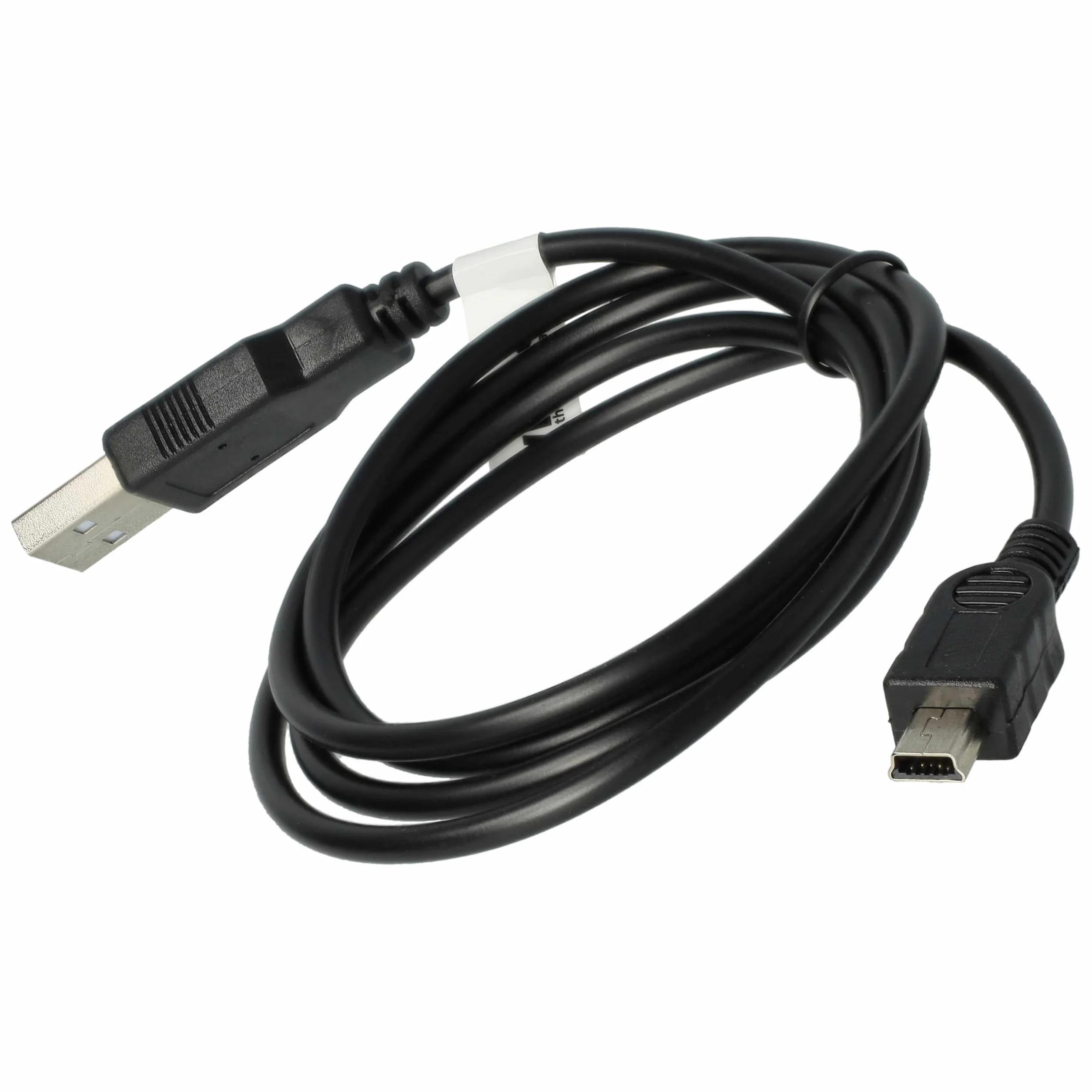 Cavo di Ricarica USB vhbw compatibile con Garmin Zumo 340, 340LM, 390, 390LM, 660, 660LM, Forerunner 205, 100 cm Nero