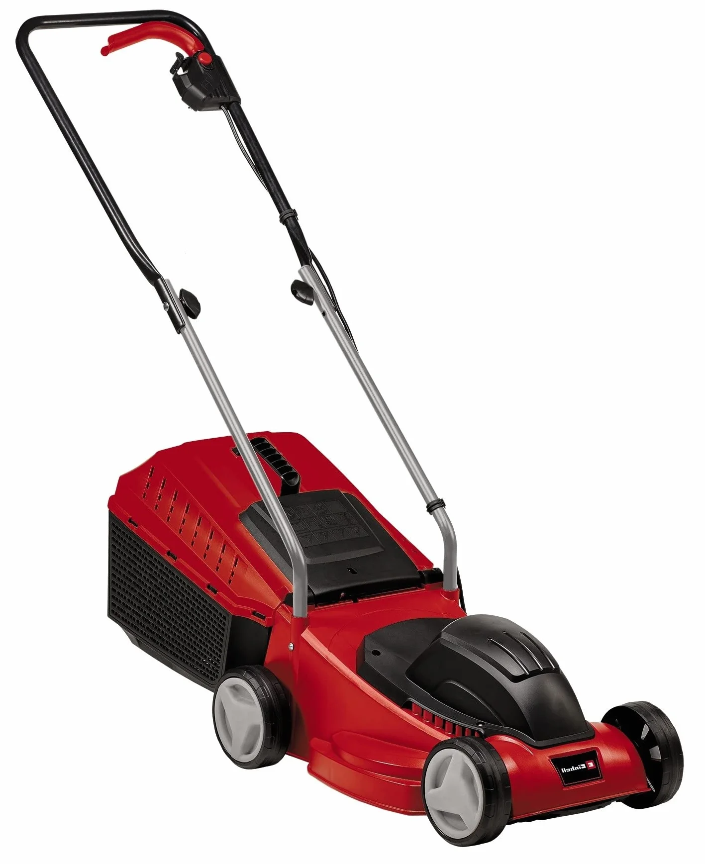 Einhell GC-EM 1032 Tagliaerba elettrico (tensione 220-240 V, potenza 1000 W, largh. Taglio 32 cm, altezza taglio 3 pos 25-60 mm, vano raccolta 30l)