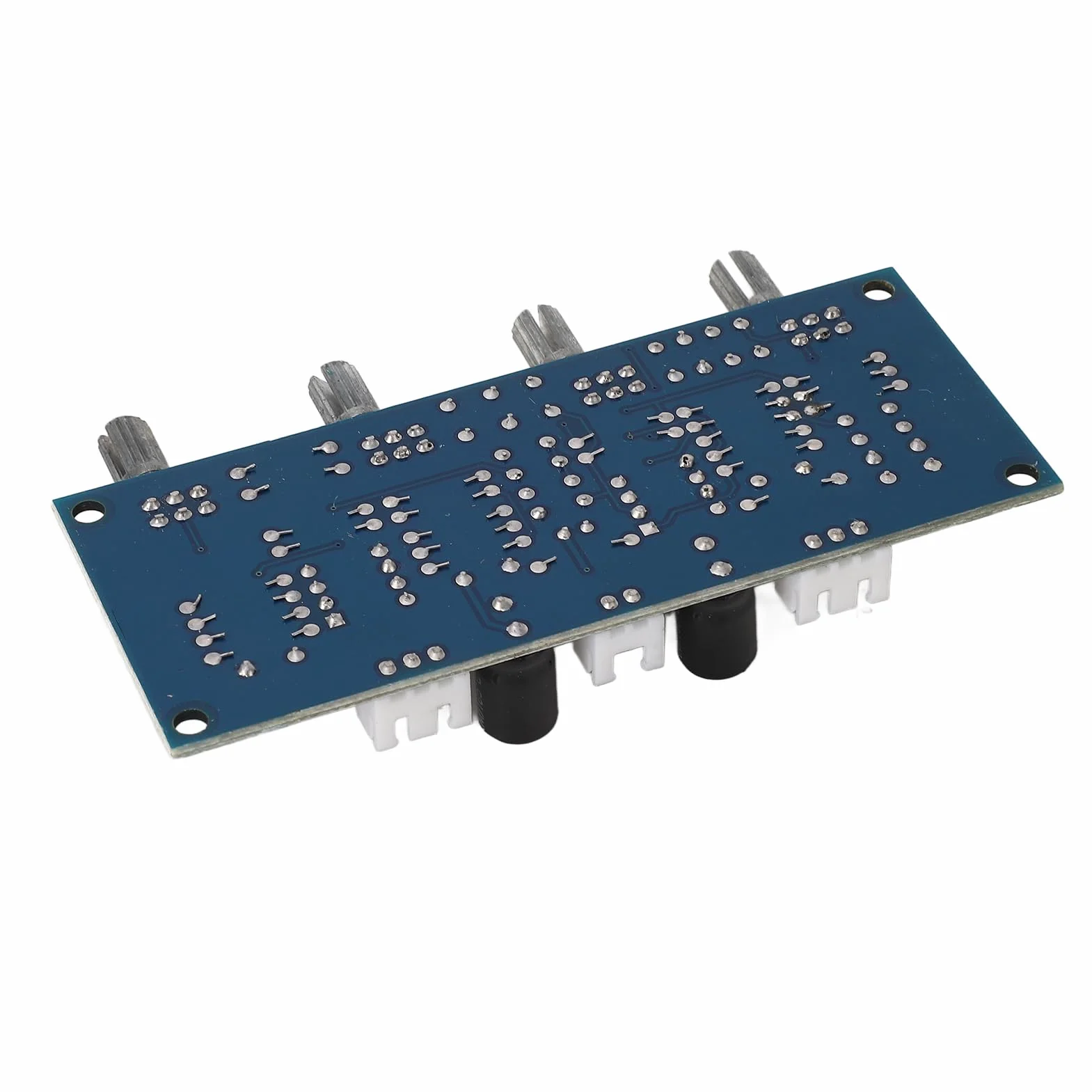 Preamplificatore a Doppio Canale NE5532 Regolazione Bassi Medio-Alti DC 12V-24V