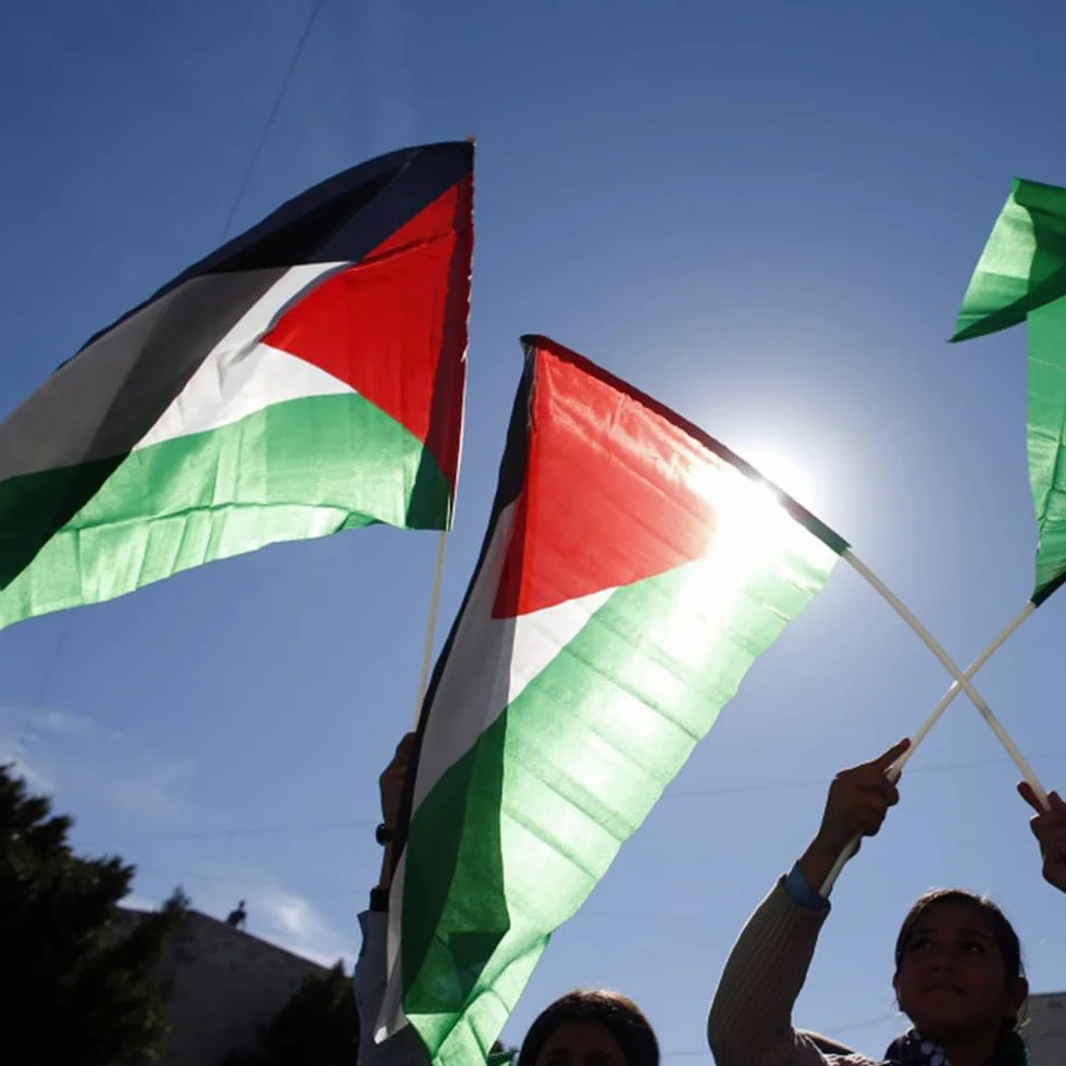 Bandiera Palestina 150x90cm con 2 Occhielli Resistente alle Intemperie per Esterno Bandiera Palestinese