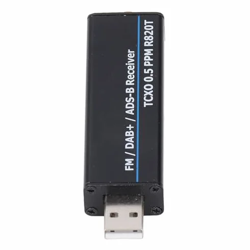 Odbiornik SDR RTL2832U R820T2 100 KHz-1766 MHz TCXO 0,5 PPM Aluminium USB