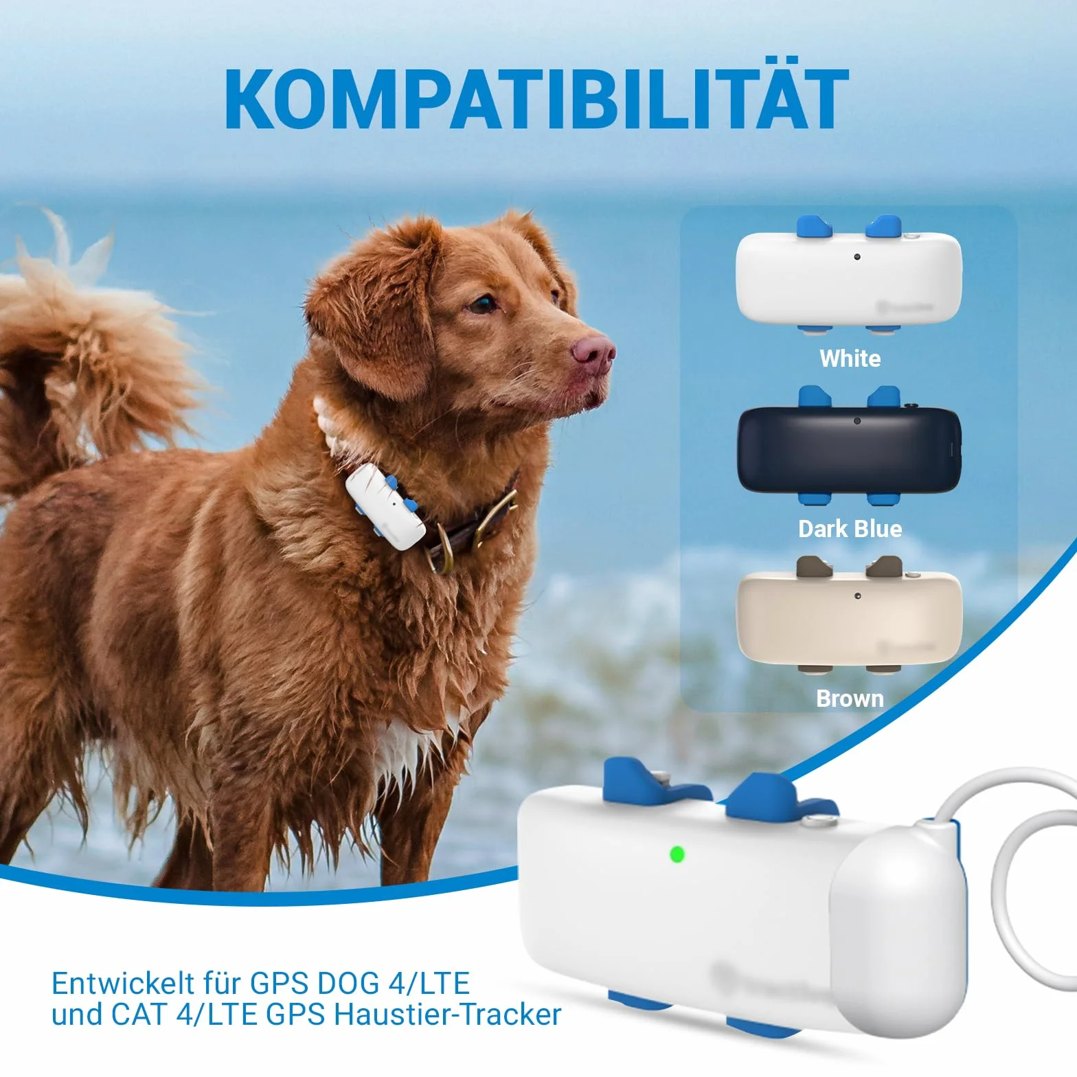 Cavo USB C magnetico GPS caricabatterie compatibile con Tracti DOG 4 GPS Tracker per cani