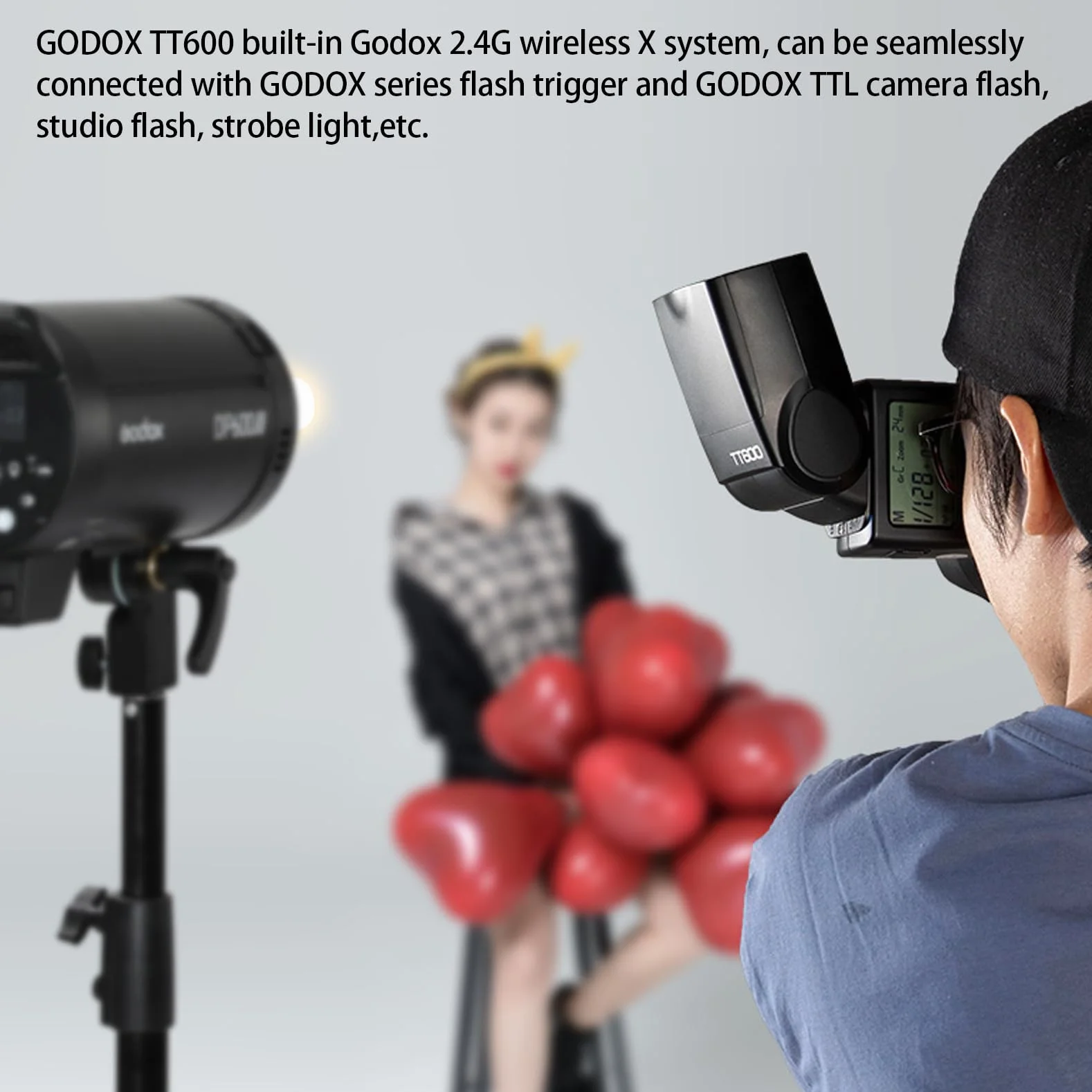 Godox TT600 Flash Speedlite do Aparatu