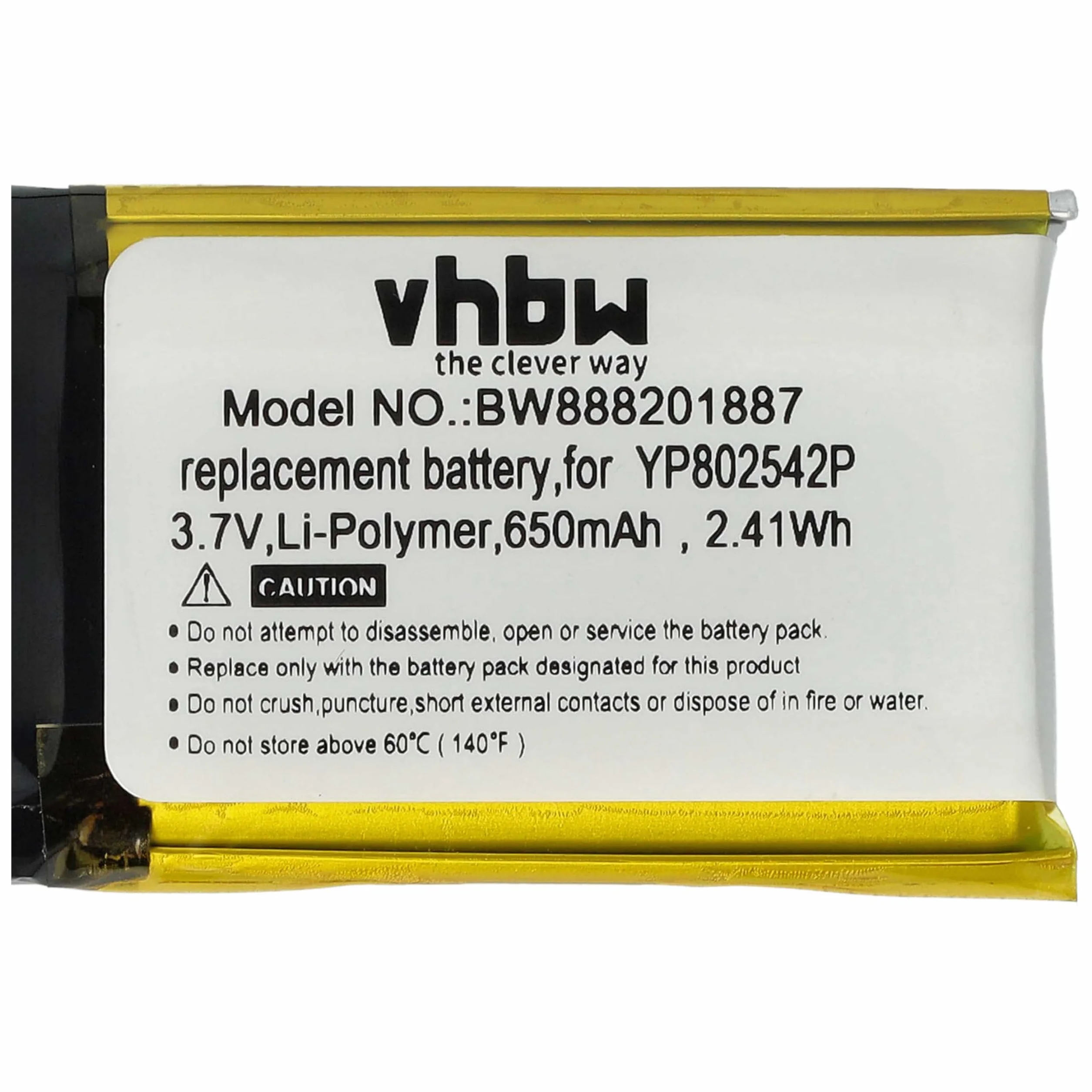 vhbw 2x Bateria Kompatybilna Sena SF1 SMH-20S 10S 20S SF2 SF3 650mAh 3,7V Li-Poly