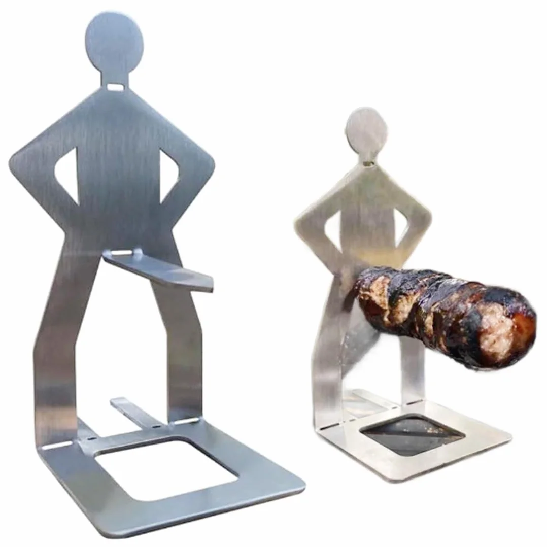 1 PCS Set di accessori per barbecue, funzione posate da barbecue integrata, accessori per barbecue a carbonella e a gas, strumenti di cottura, posate da barbecue multifunzionali