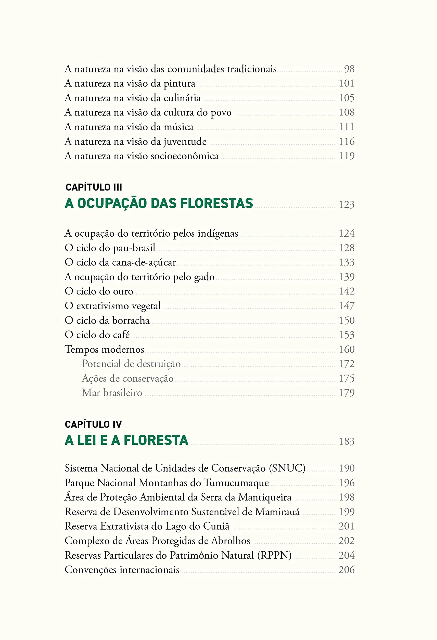 História das florestas brasileiras