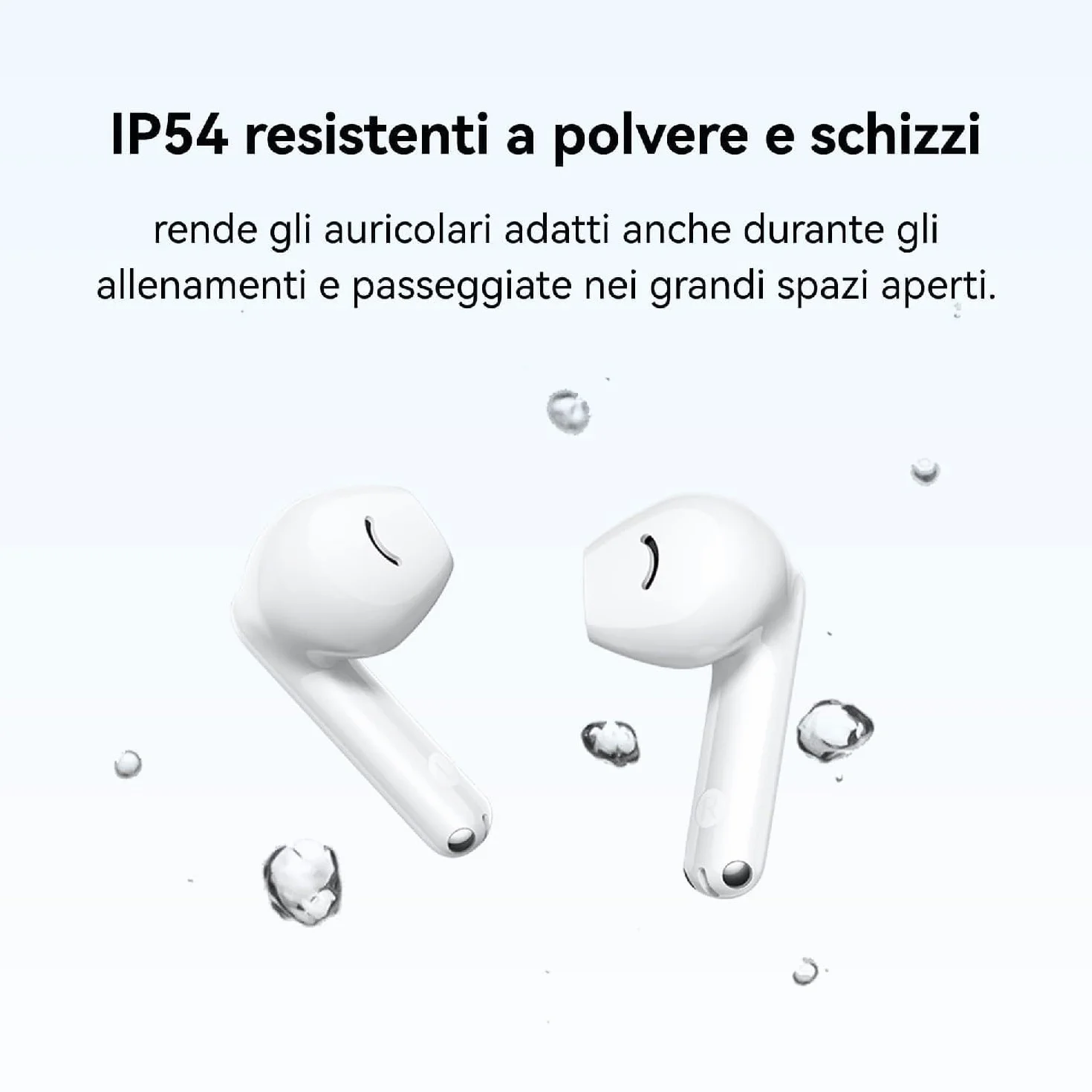 HUAWEI FreeBuds SE 2, Durata Batteria 40 Ore, IP54, Bluetooth 5.3, Bianco