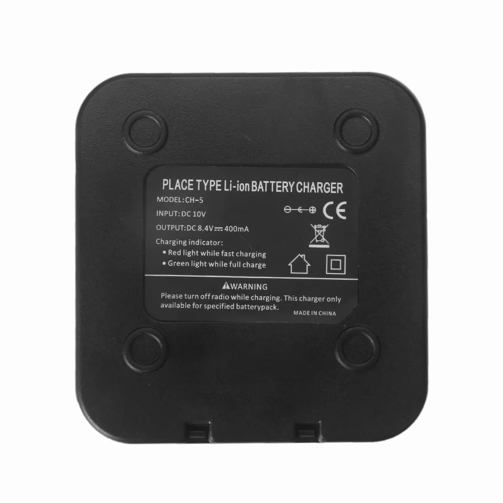 Baofeng UV-5R Caricabatterie USB per Radio Walkie Talkie DM-5R BF-F8HP