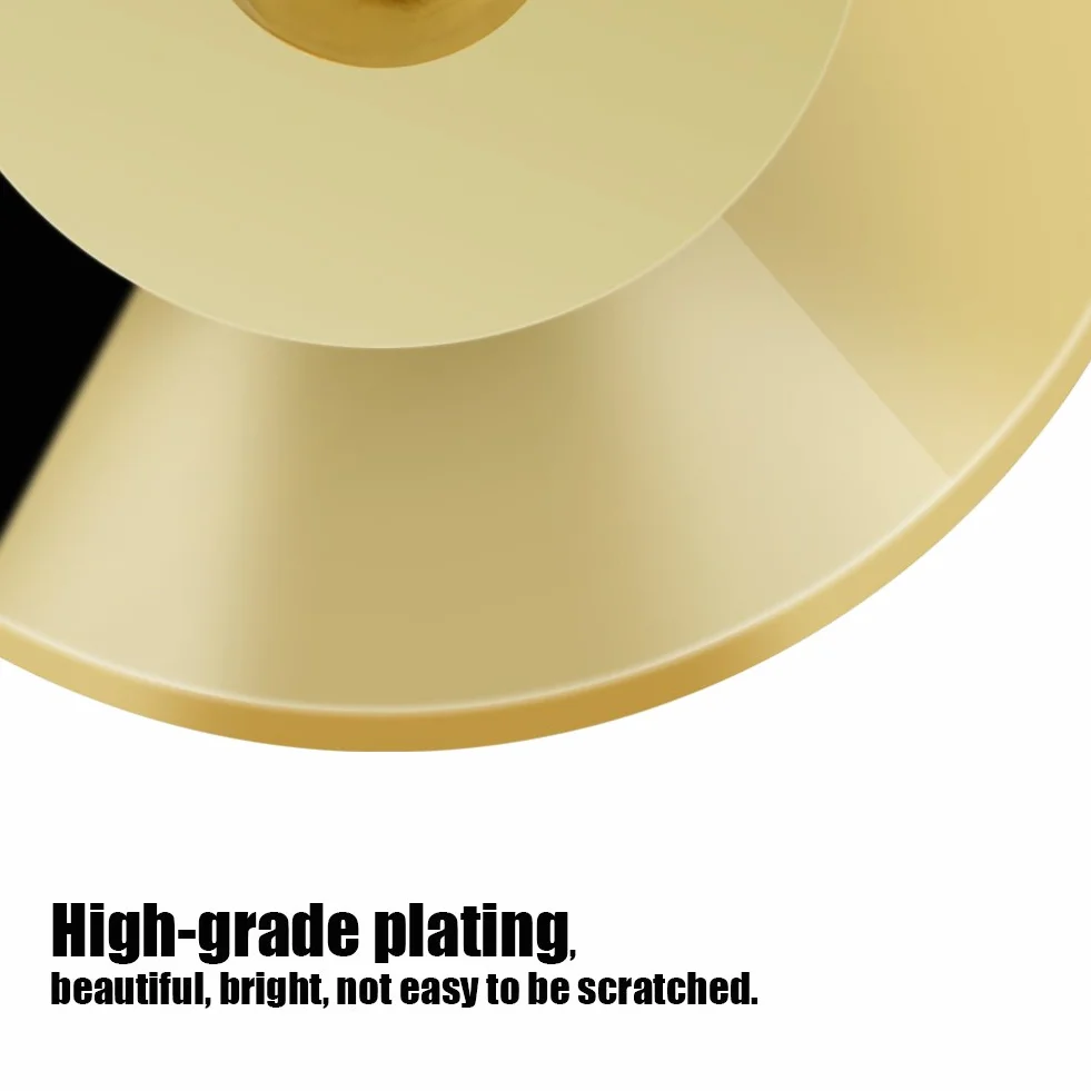 Richer-R Piedini Altoparlante 8 Pezzi 25x4 mm Isolamento Rame Oro