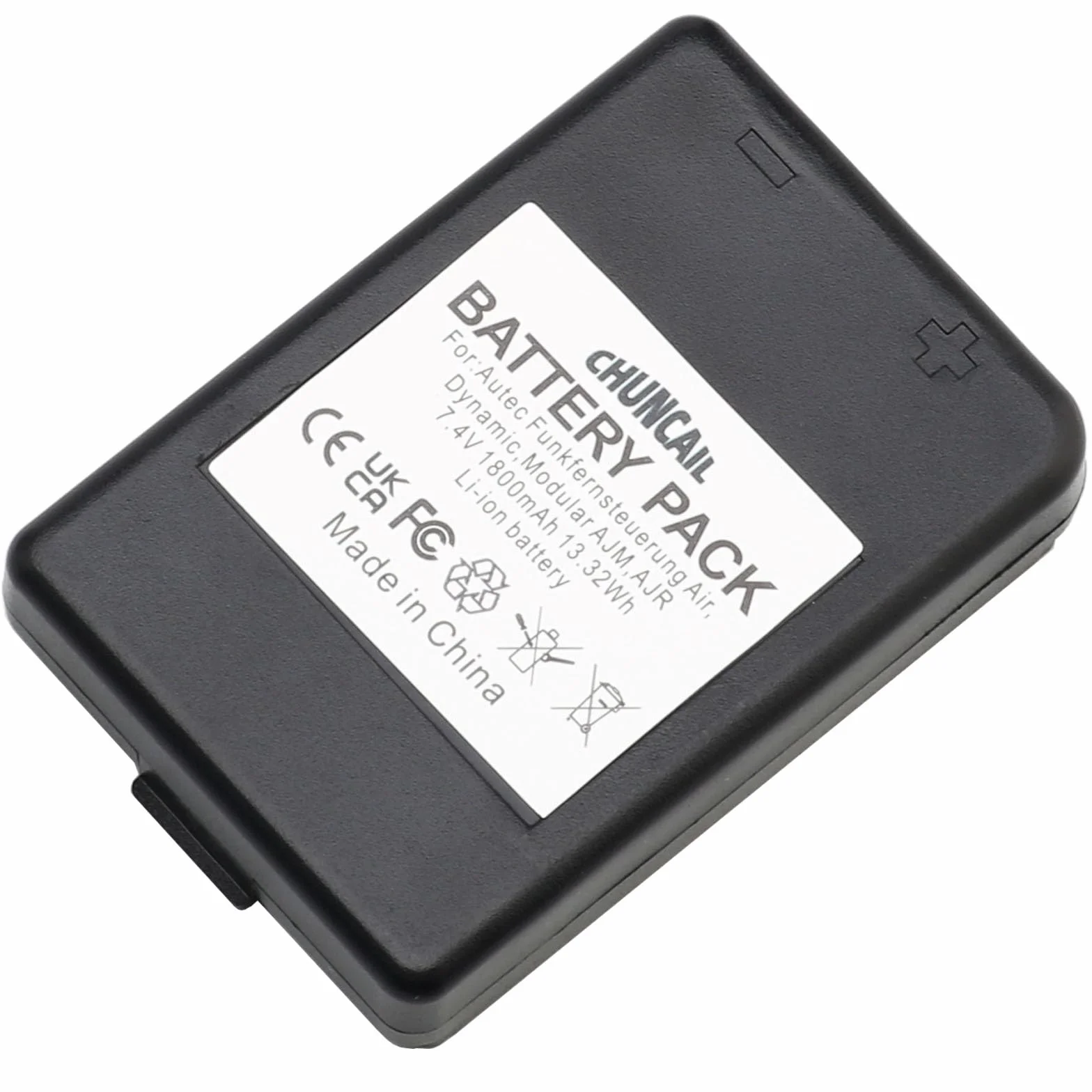 Batteria agli ioni di litio 7,4 V 1800 mAh LPM02 per Autec AJR AJS DJR Dynamic FJR FJS Radio Telecomando