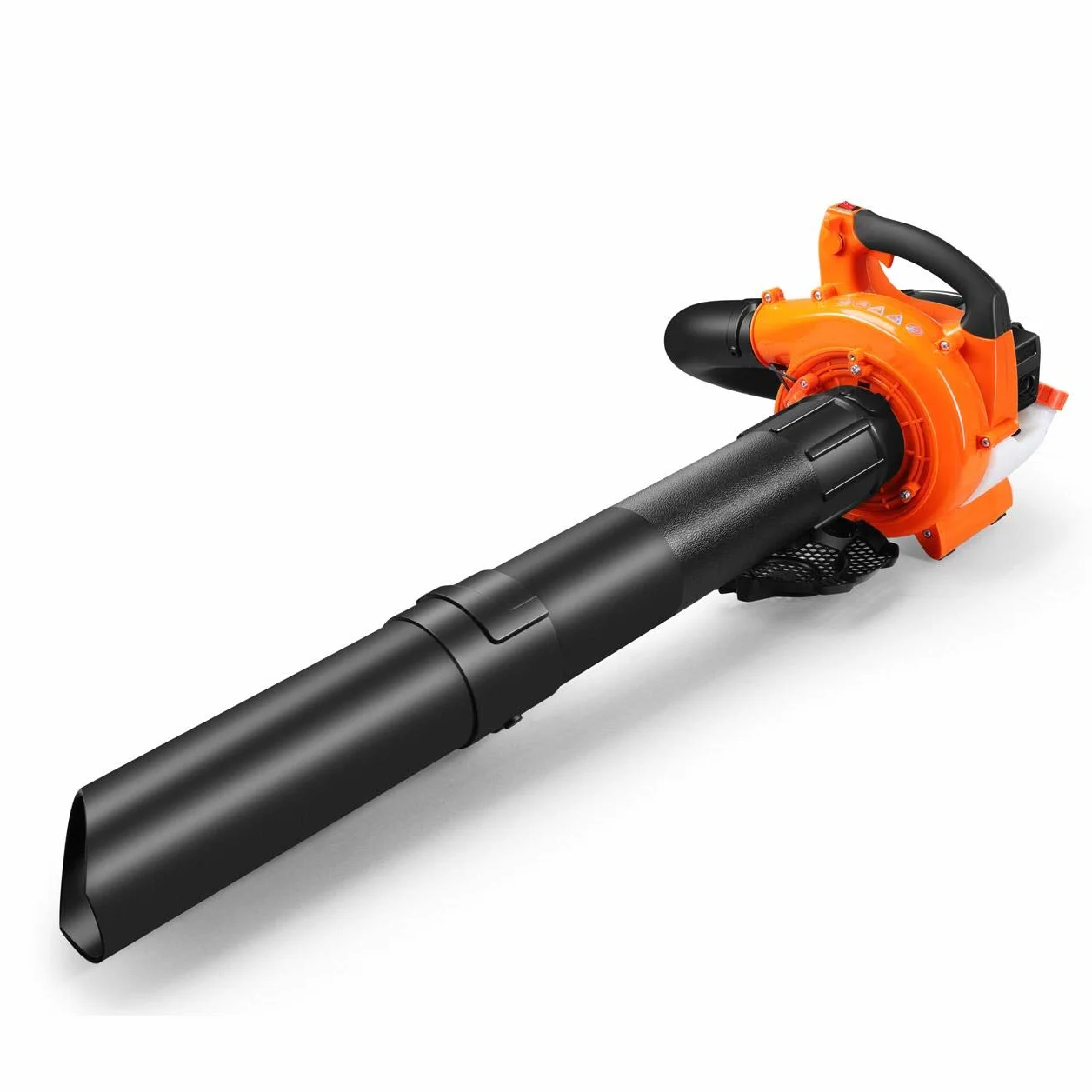 Aspirafoglie a scoppio FUXTEC 4in1 FX-LBS126 soffiatore e trituratore a scela di benzina 2 tempi con 2 tubi di soffiaggio e sacco di raccolta da 45 l - velocità di soffiaggio 71 m/s