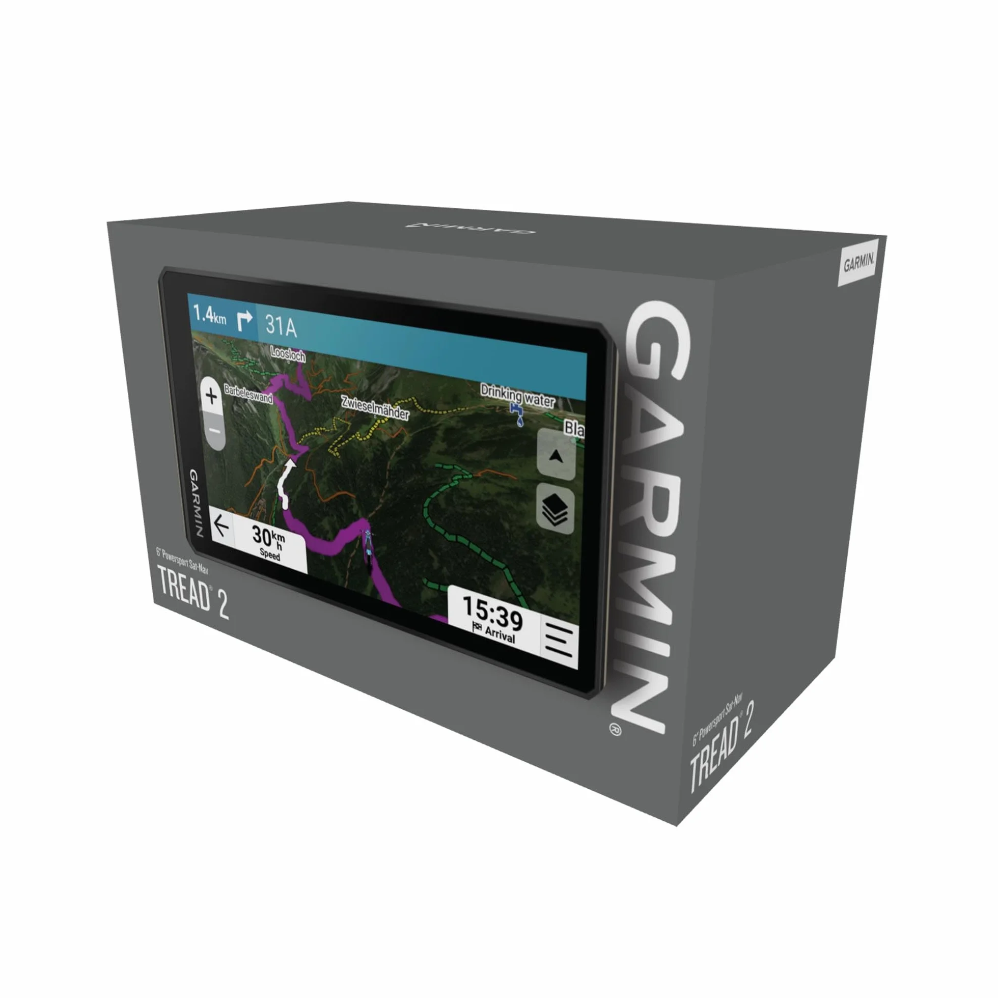 Garmin Tread 2 Navigatore GPS Moto Fuoristrada 4x4 Touchscreen 6" Mappe Topografiche Mondiali 3D Terrain