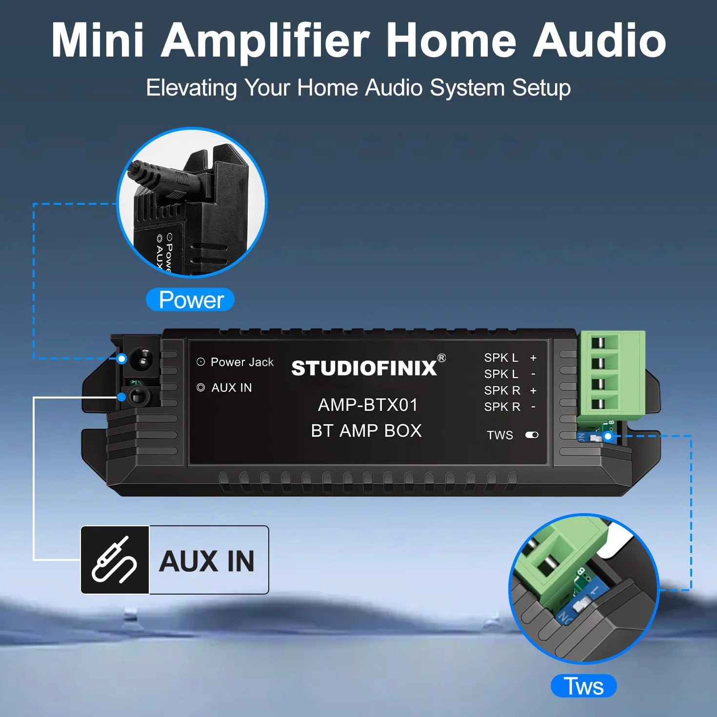 STUDIOFINIX altoparlanti da soffitto Bluetooth 2 vie incasso interni esterni 1 paio