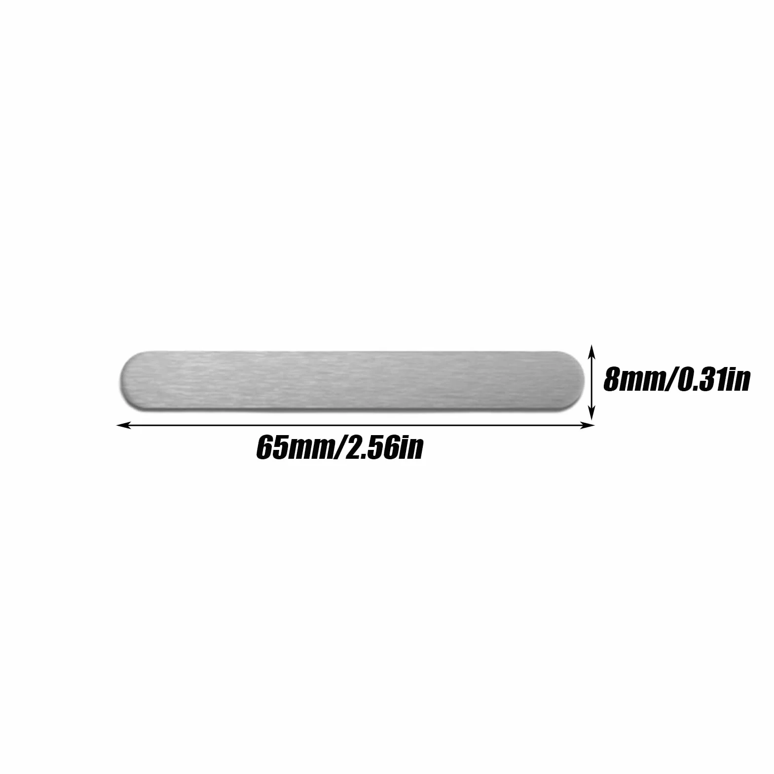 Piastre Acciaio Magnetico 10 Pezzi Strisce Metalliche Autoadesive Montaggio Magneti