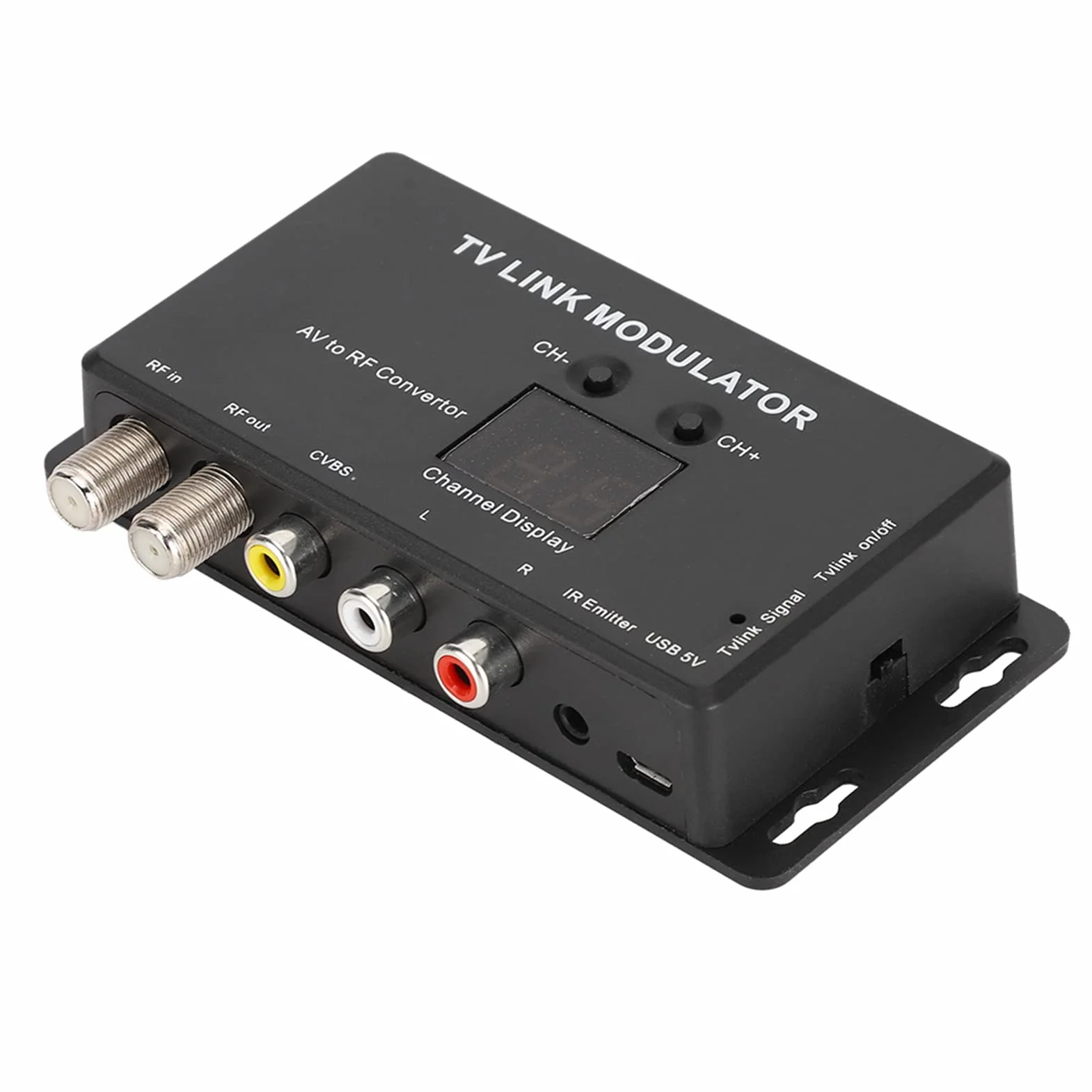 Modulatore UHF TV Link TM70, Convertitore Universale AV a RF con Display Canale, PAL/NTSC