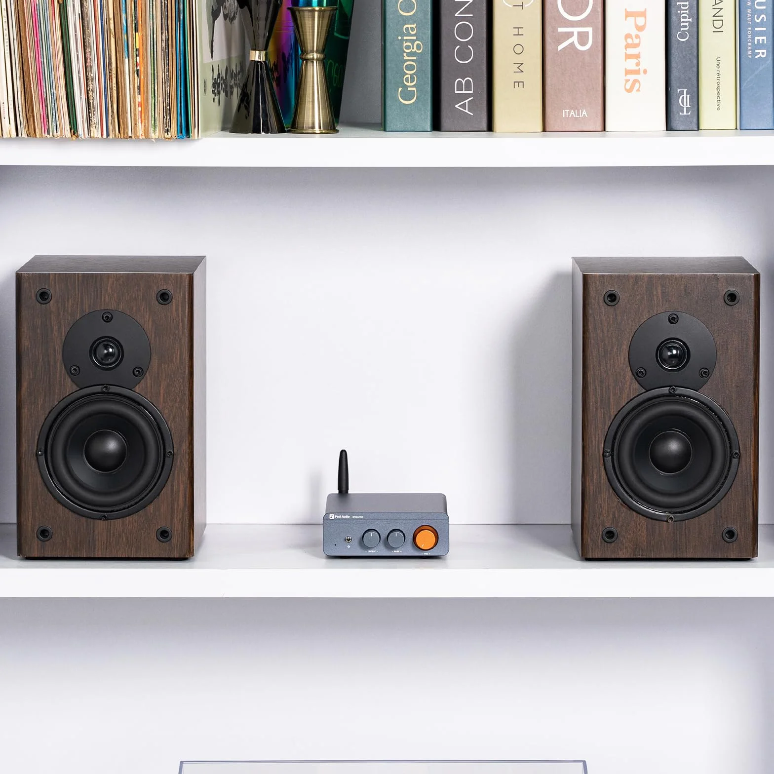 Fosi Audio BT20A Pro Amplificatore Bluetooth 5.0 300Wx2 TPA3255 HiFi Stereo Classe D 2.0 Canali